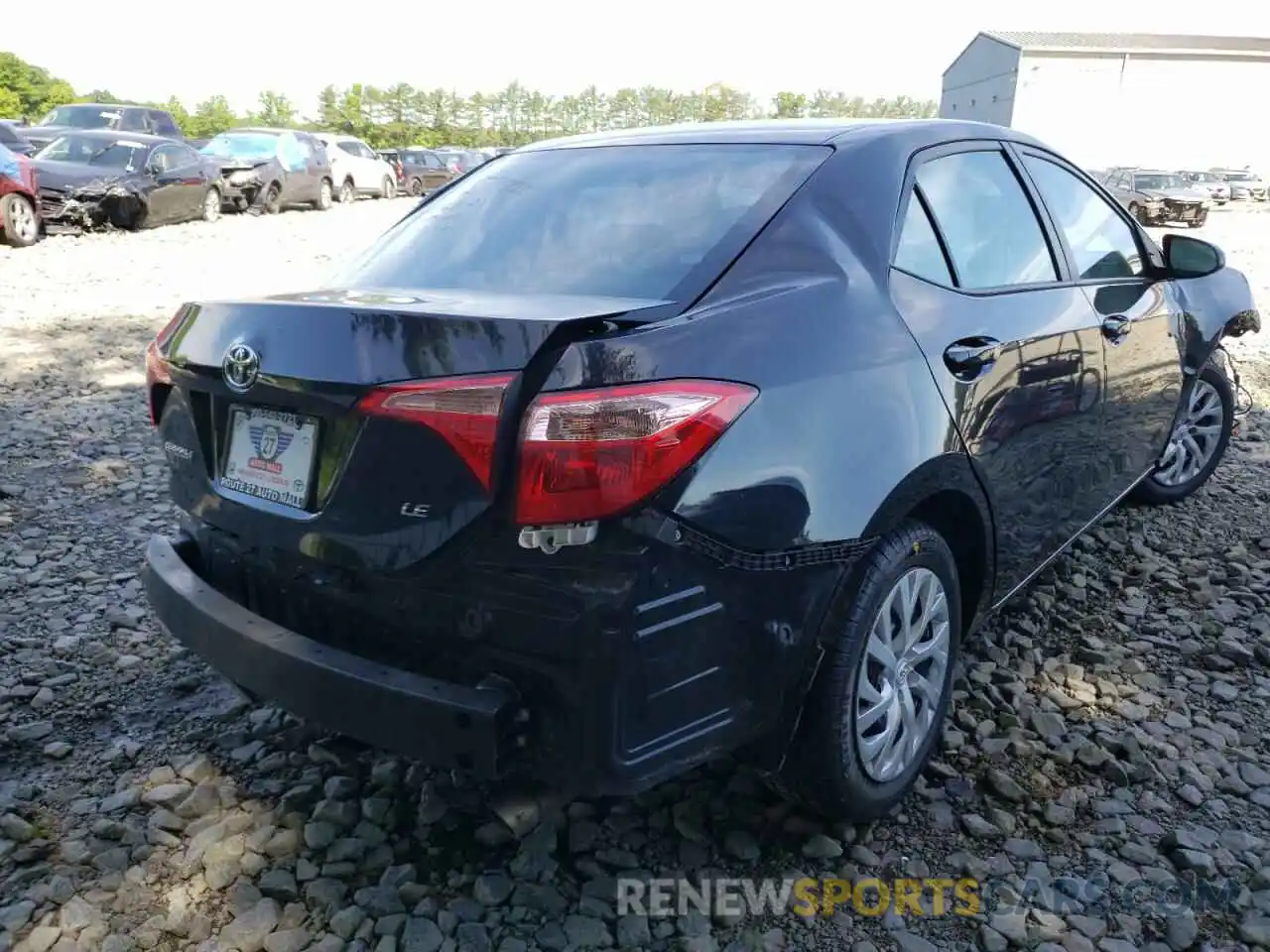 4 Photograph of a damaged car 5YFBURHE0KP927073 TOYOTA COROLLA 2019