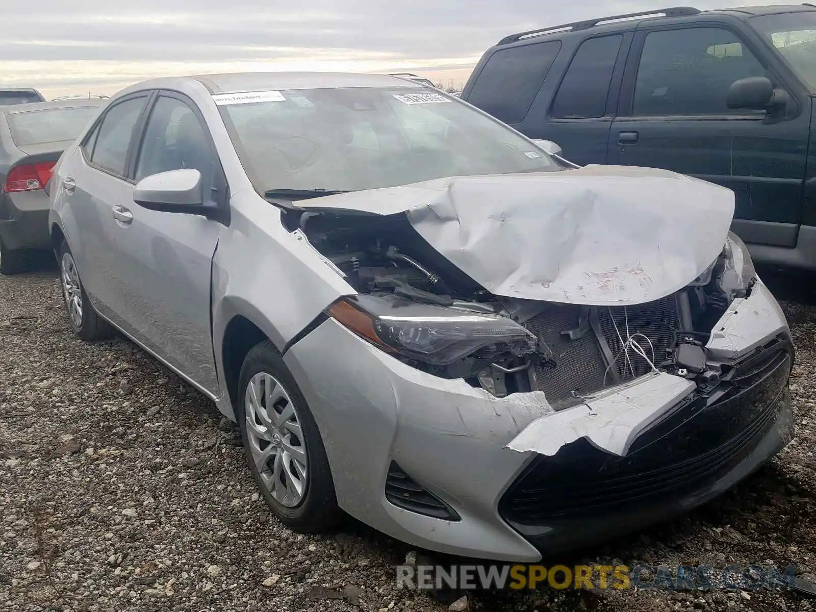 1 Photograph of a damaged car 5YFBURHE0KP927459 TOYOTA COROLLA 2019