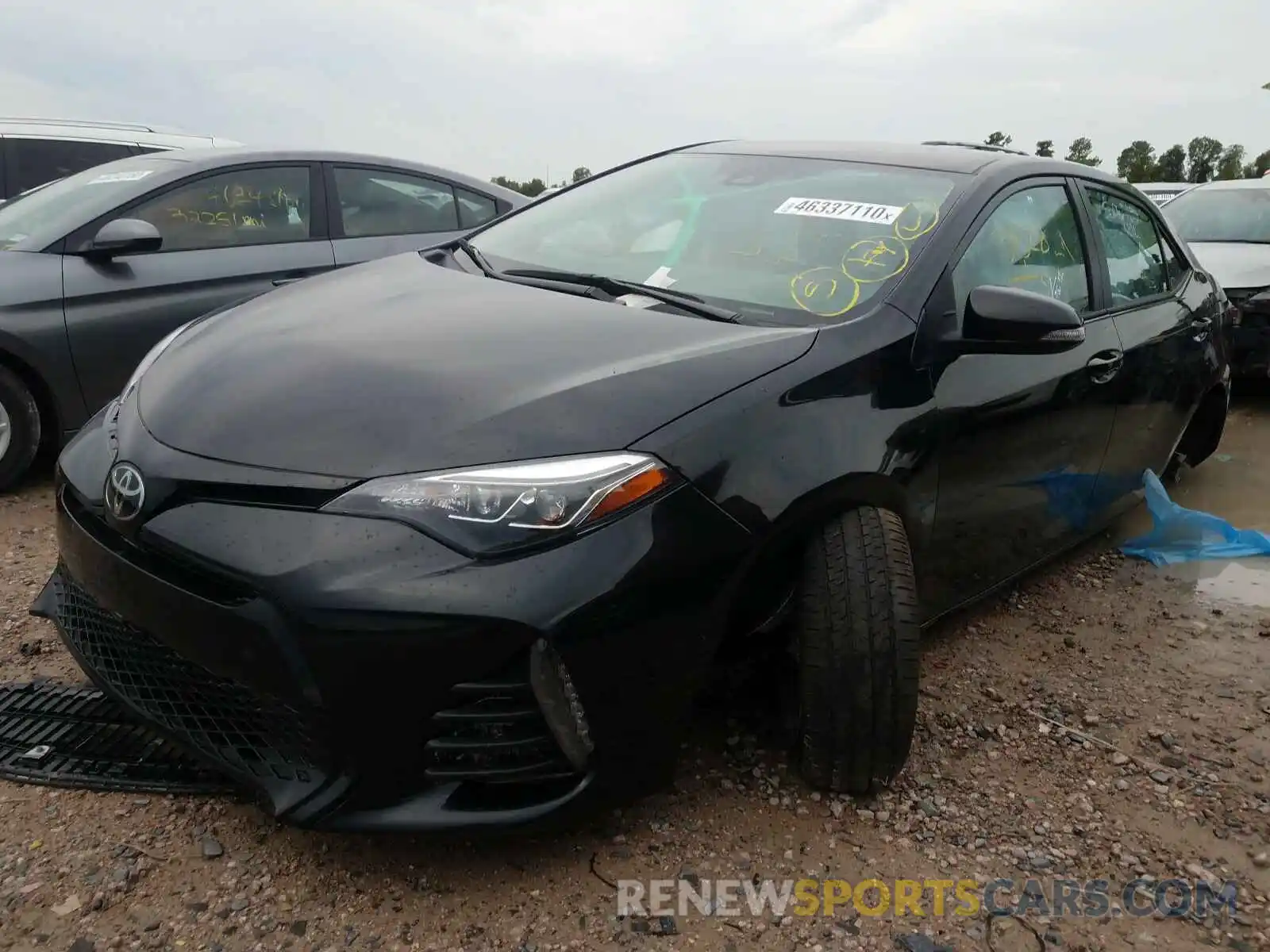 2 Photograph of a damaged car 5YFBURHE0KP927929 TOYOTA COROLLA 2019