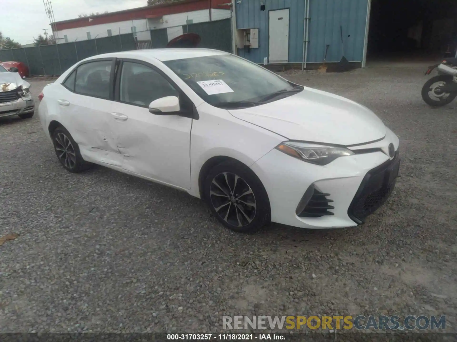 1 Photograph of a damaged car 5YFBURHE0KP927980 TOYOTA COROLLA 2019