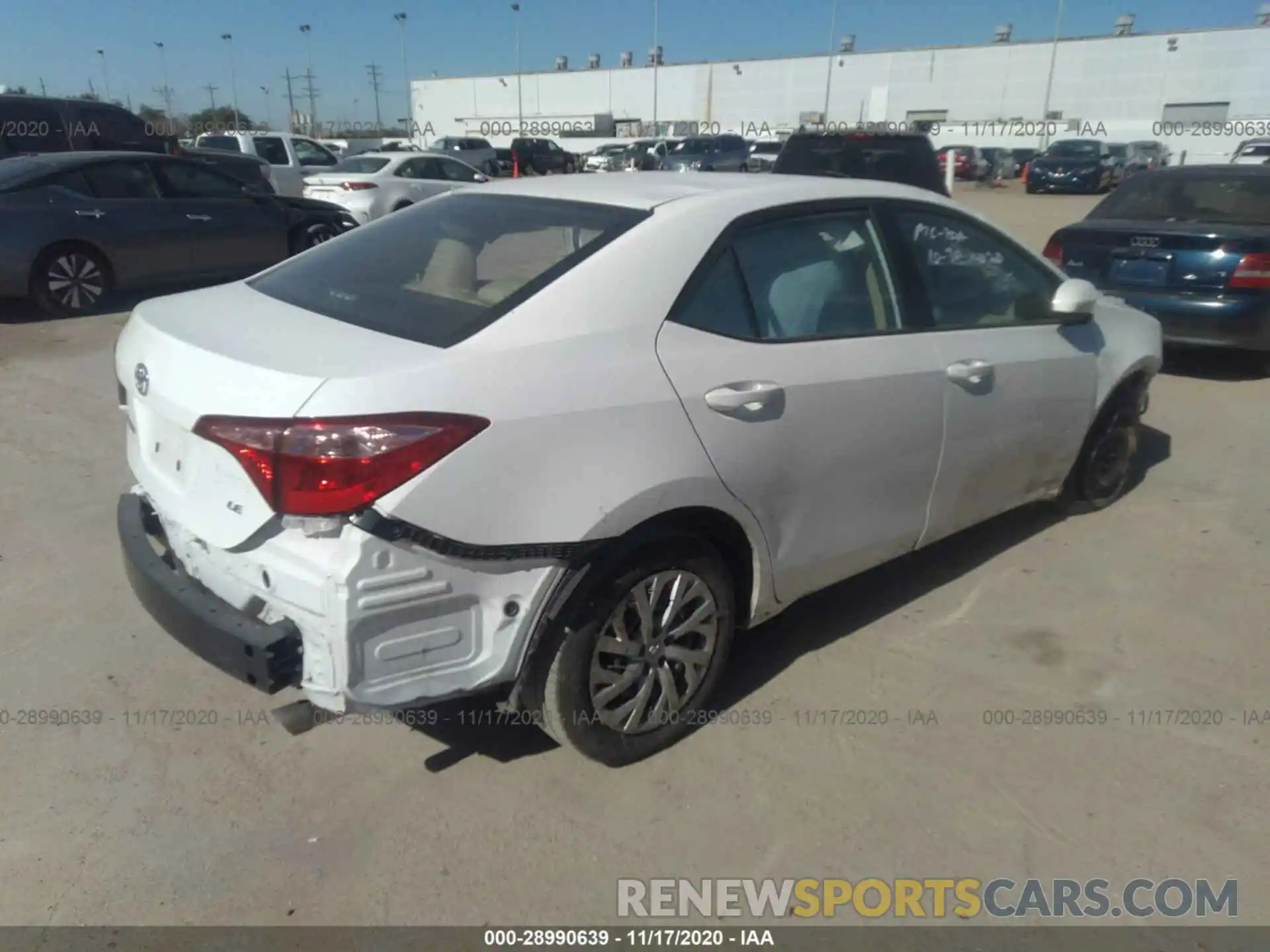 4 Photograph of a damaged car 5YFBURHE0KP928272 TOYOTA COROLLA 2019