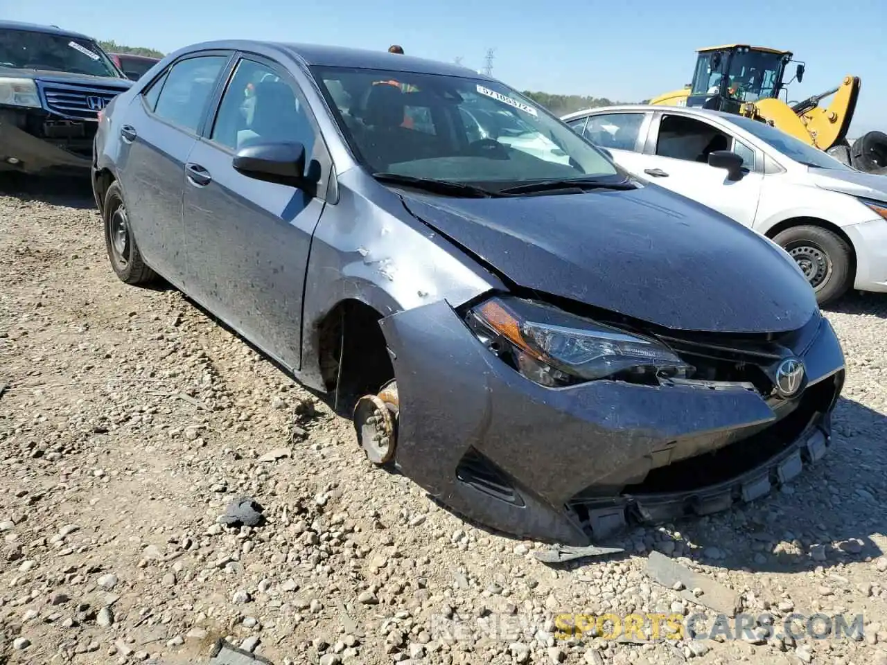 1 Photograph of a damaged car 5YFBURHE0KP928322 TOYOTA COROLLA 2019