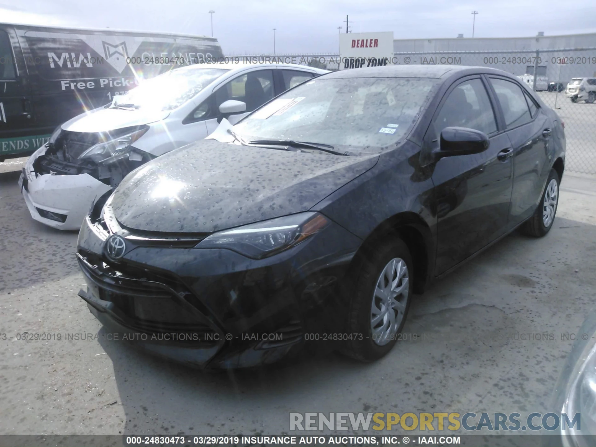 2 Photograph of a damaged car 5YFBURHE0KP928532 TOYOTA COROLLA 2019