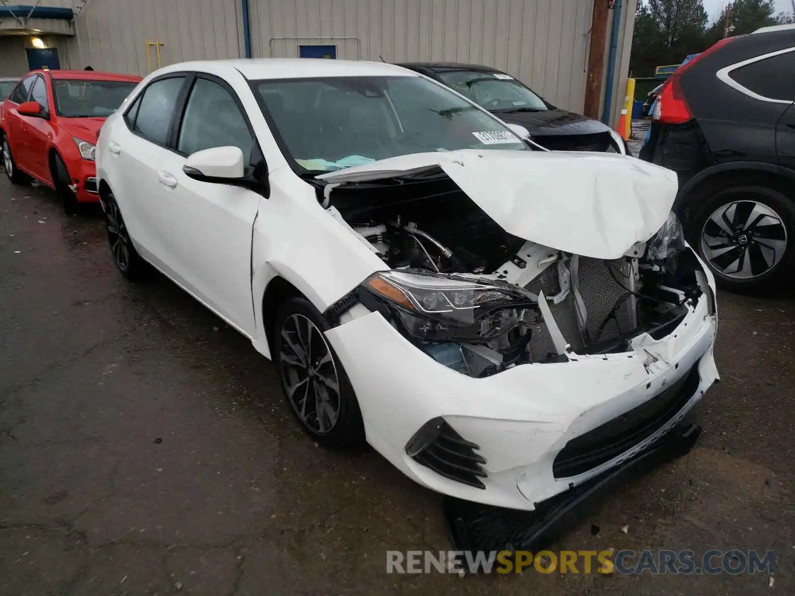 1 Photograph of a damaged car 5YFBURHE0KP928742 TOYOTA COROLLA 2019