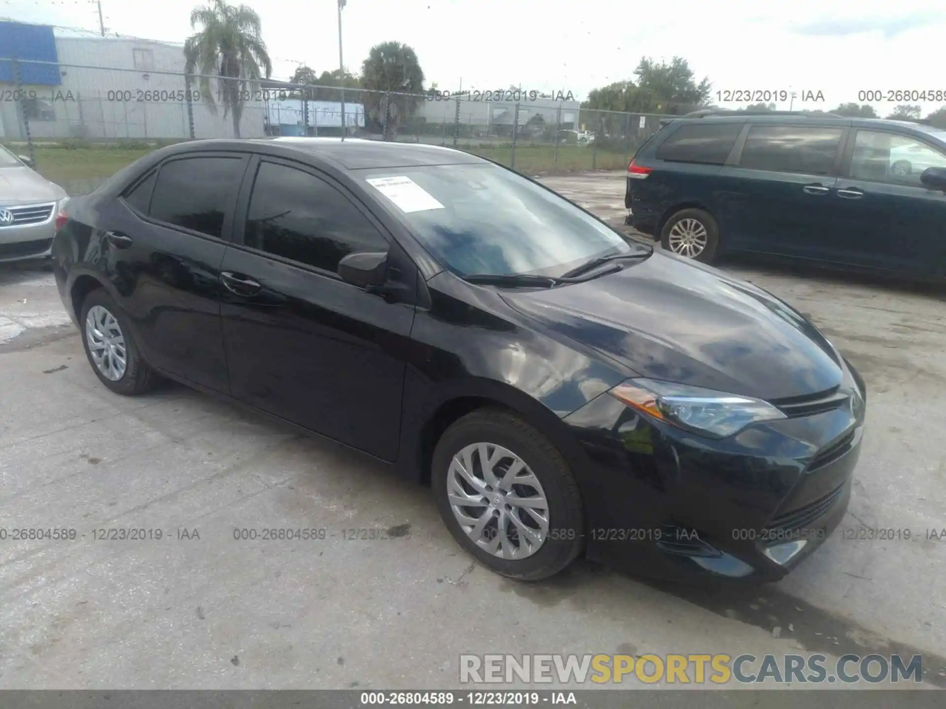 1 Photograph of a damaged car 5YFBURHE0KP929244 TOYOTA COROLLA 2019