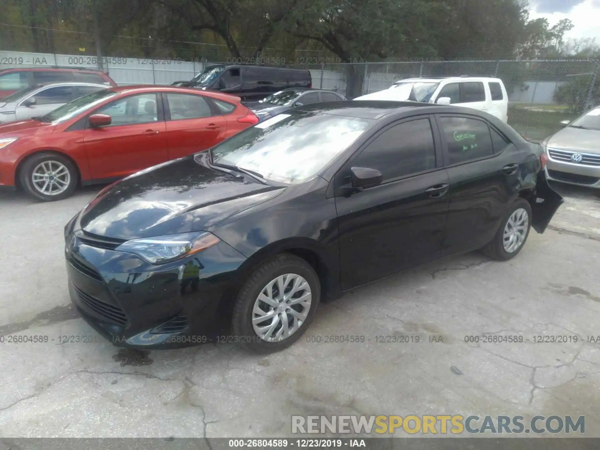 2 Photograph of a damaged car 5YFBURHE0KP929244 TOYOTA COROLLA 2019