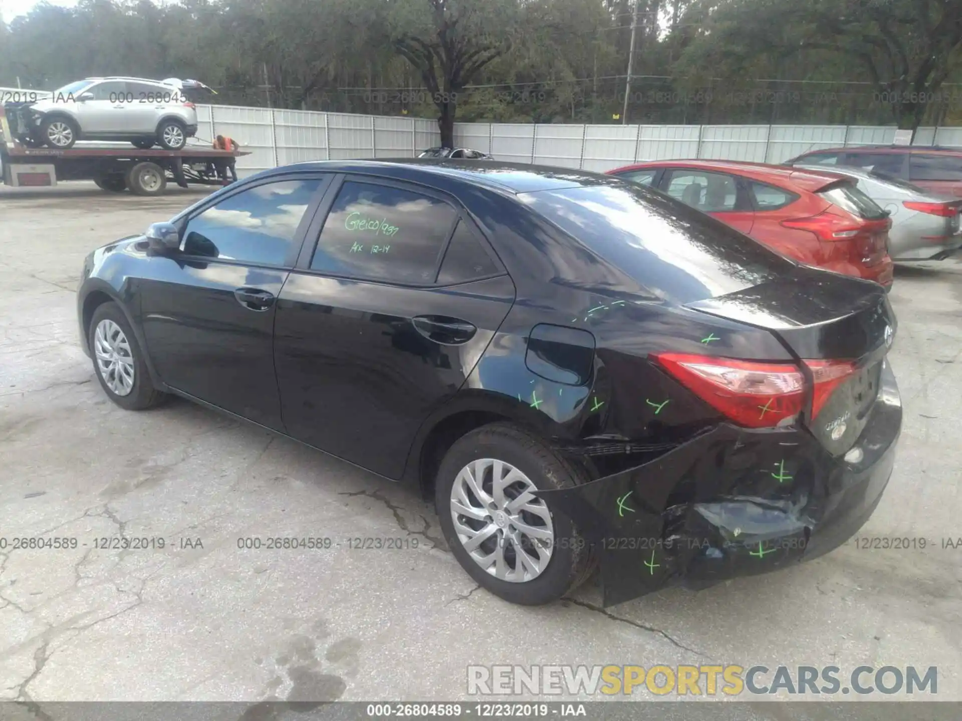 3 Photograph of a damaged car 5YFBURHE0KP929244 TOYOTA COROLLA 2019