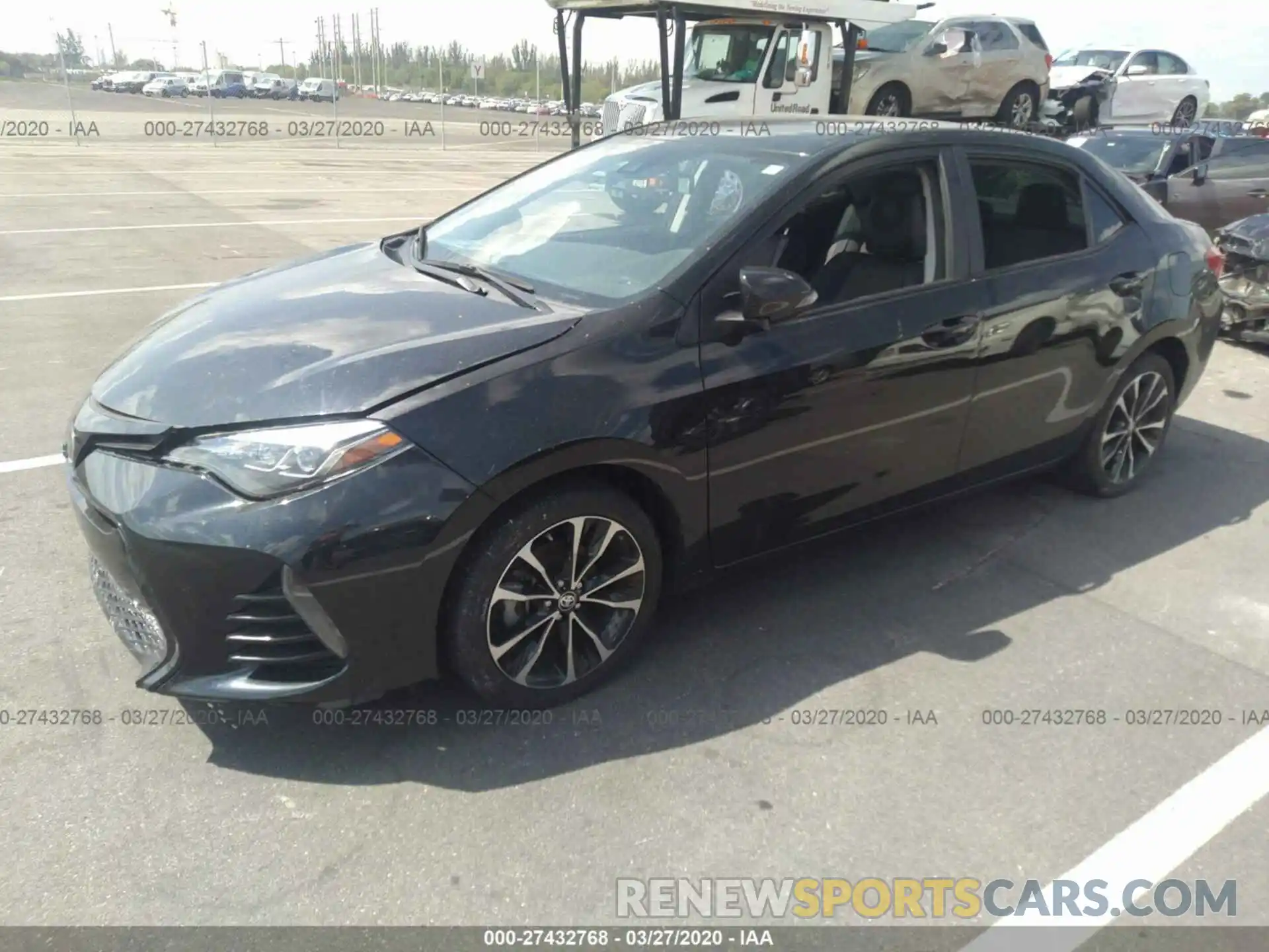 2 Photograph of a damaged car 5YFBURHE0KP929440 TOYOTA COROLLA 2019