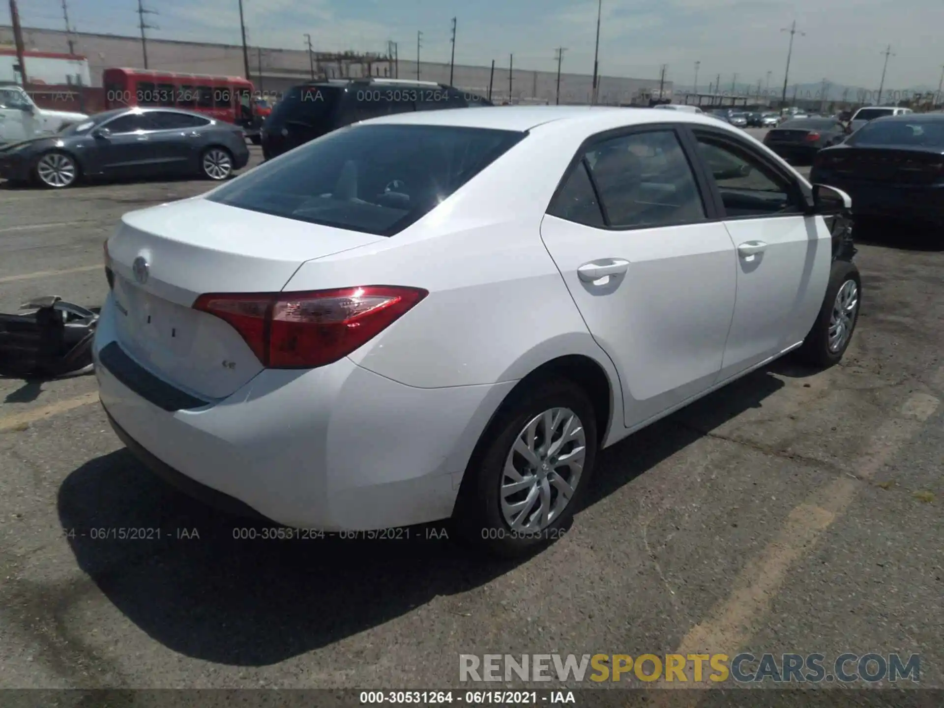 4 Photograph of a damaged car 5YFBURHE0KP929535 TOYOTA COROLLA 2019