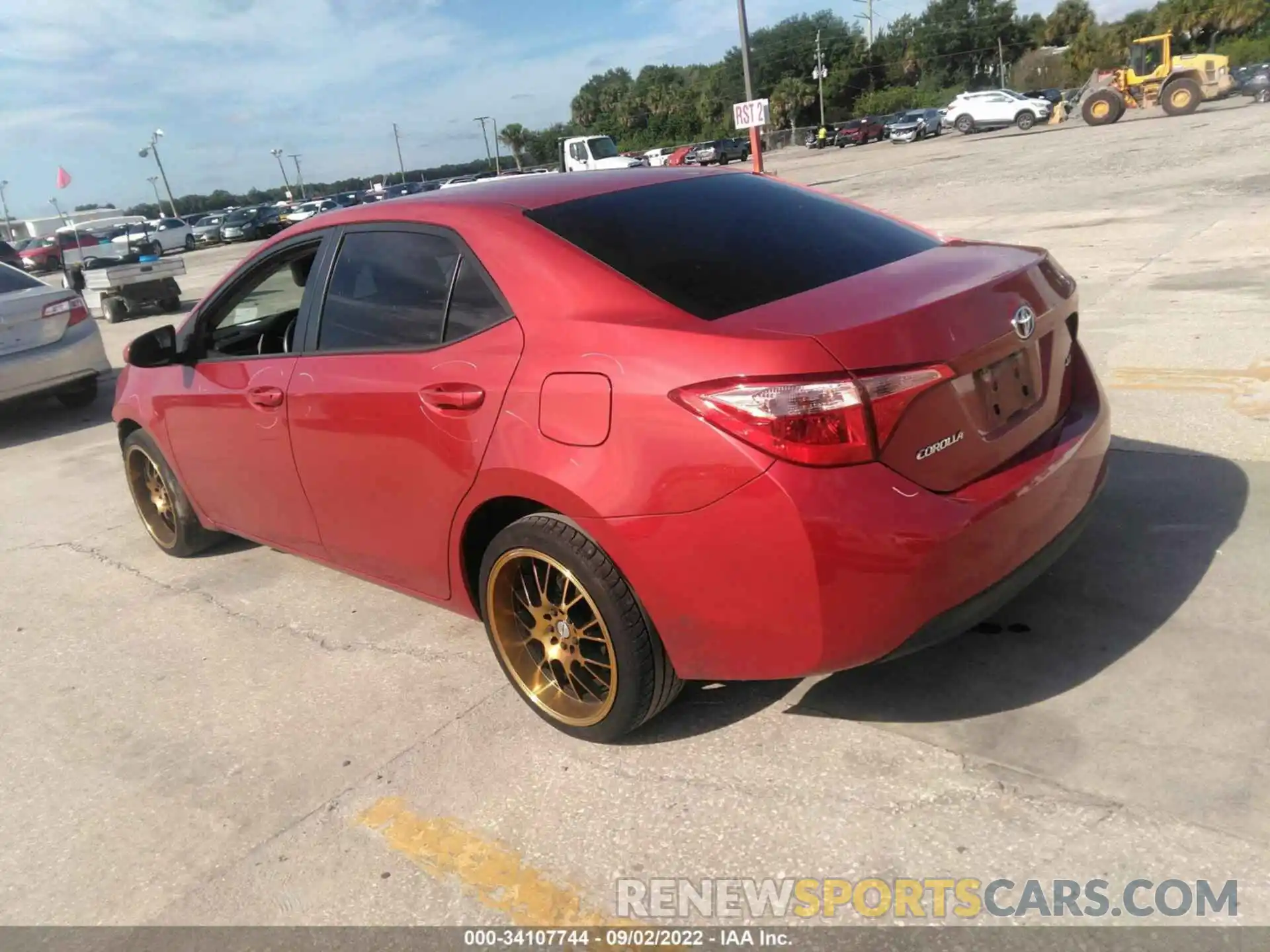 3 Photograph of a damaged car 5YFBURHE0KP930488 TOYOTA COROLLA 2019