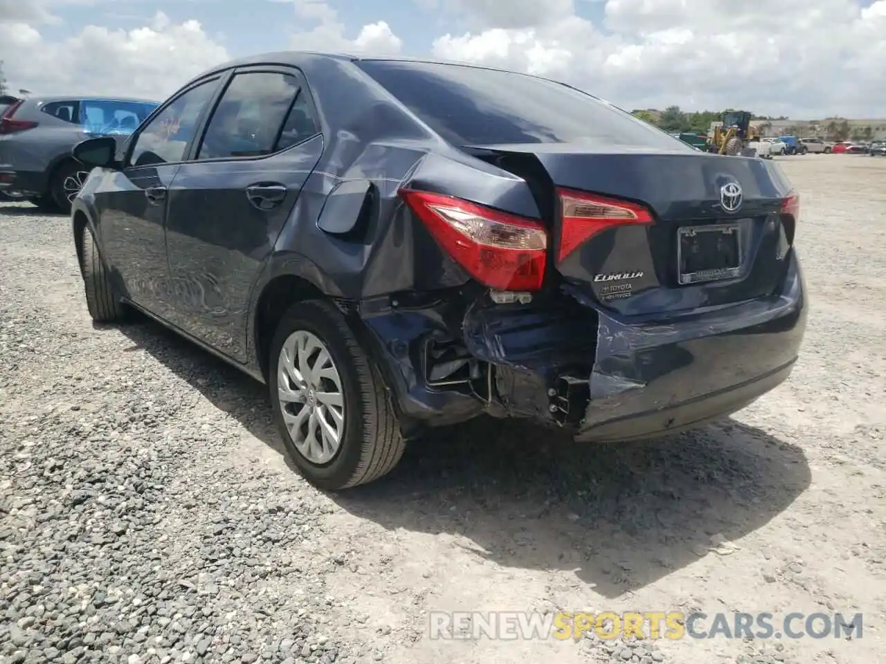 3 Photograph of a damaged car 5YFBURHE0KP930765 TOYOTA COROLLA 2019