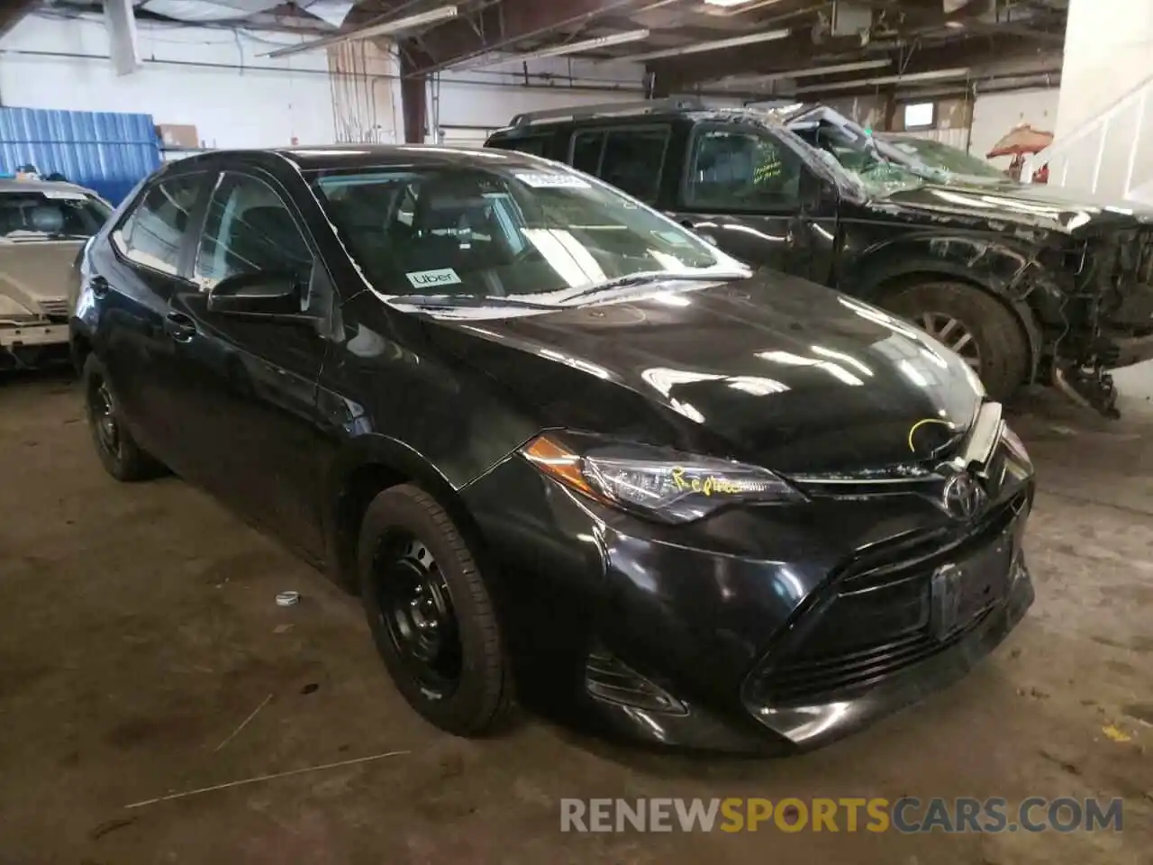 1 Photograph of a damaged car 5YFBURHE0KP930863 TOYOTA COROLLA 2019