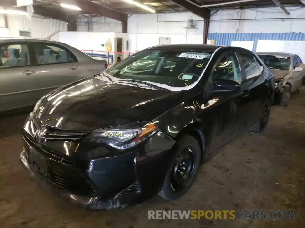 2 Photograph of a damaged car 5YFBURHE0KP930863 TOYOTA COROLLA 2019