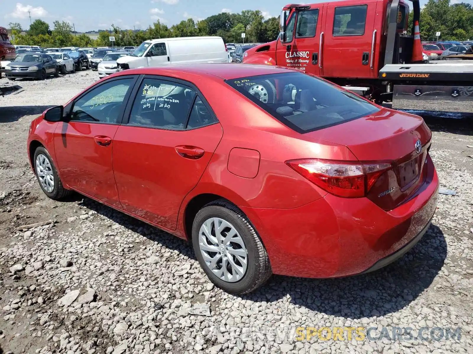 3 Photograph of a damaged car 5YFBURHE0KP930877 TOYOTA COROLLA 2019