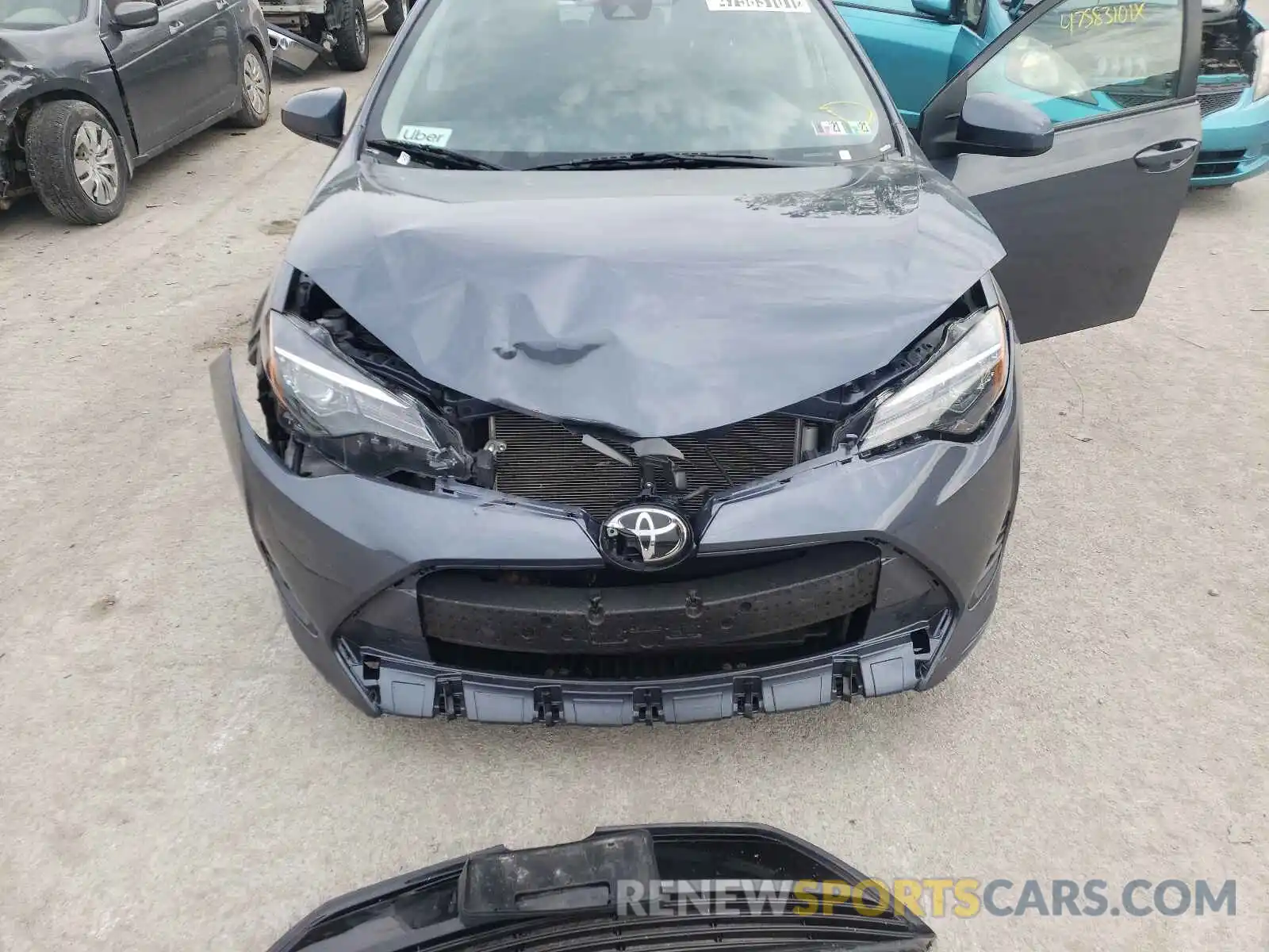 7 Photograph of a damaged car 5YFBURHE0KP931415 TOYOTA COROLLA 2019