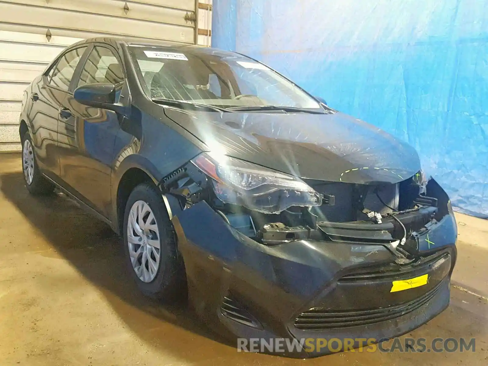 1 Photograph of a damaged car 5YFBURHE0KP931849 TOYOTA COROLLA 2019