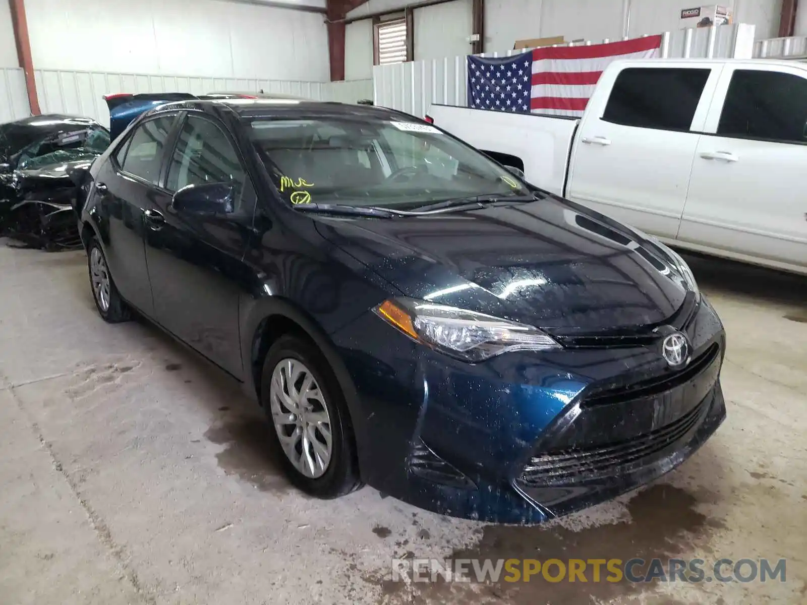 1 Photograph of a damaged car 5YFBURHE0KP931995 TOYOTA COROLLA 2019