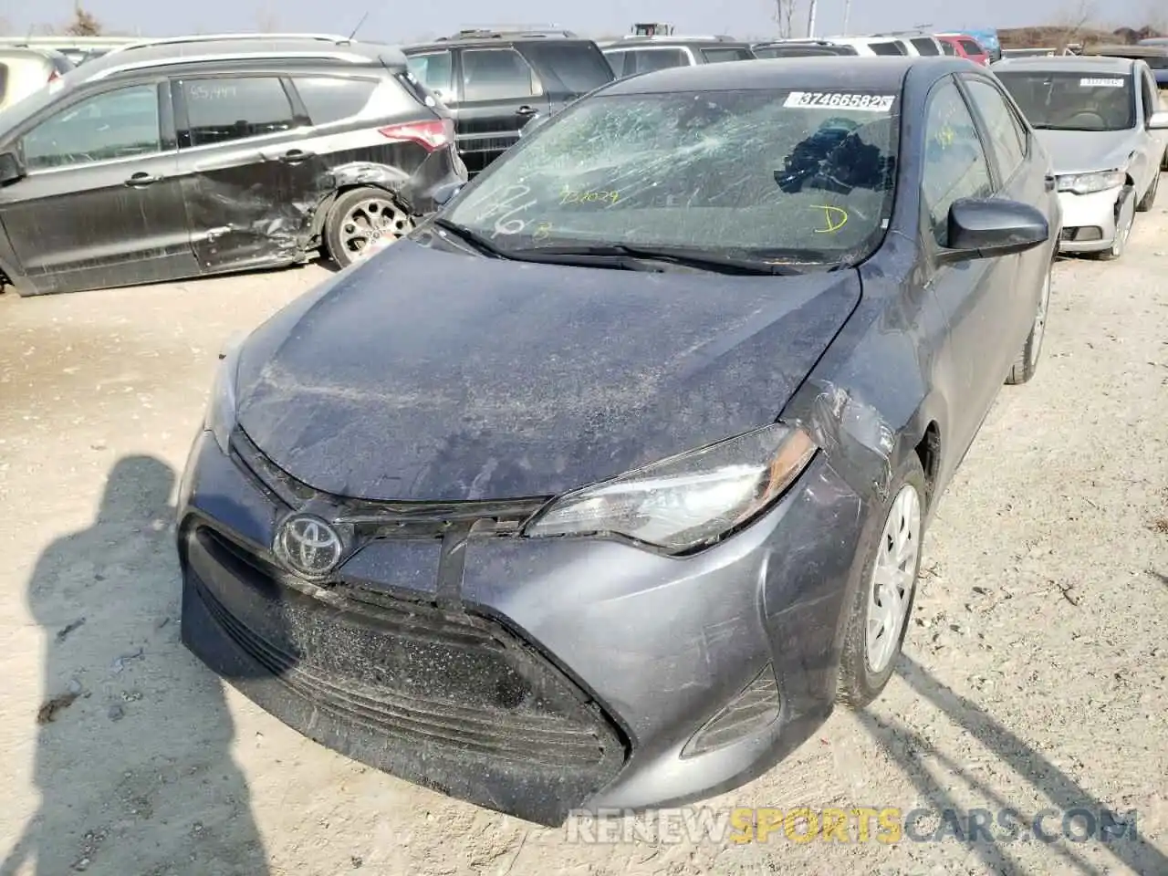 9 Photograph of a damaged car 5YFBURHE0KP932029 TOYOTA COROLLA 2019