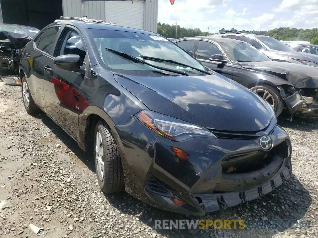 1 Photograph of a damaged car 5YFBURHE0KP933035 TOYOTA COROLLA 2019