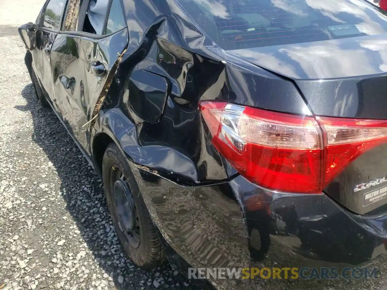 9 Photograph of a damaged car 5YFBURHE0KP933035 TOYOTA COROLLA 2019