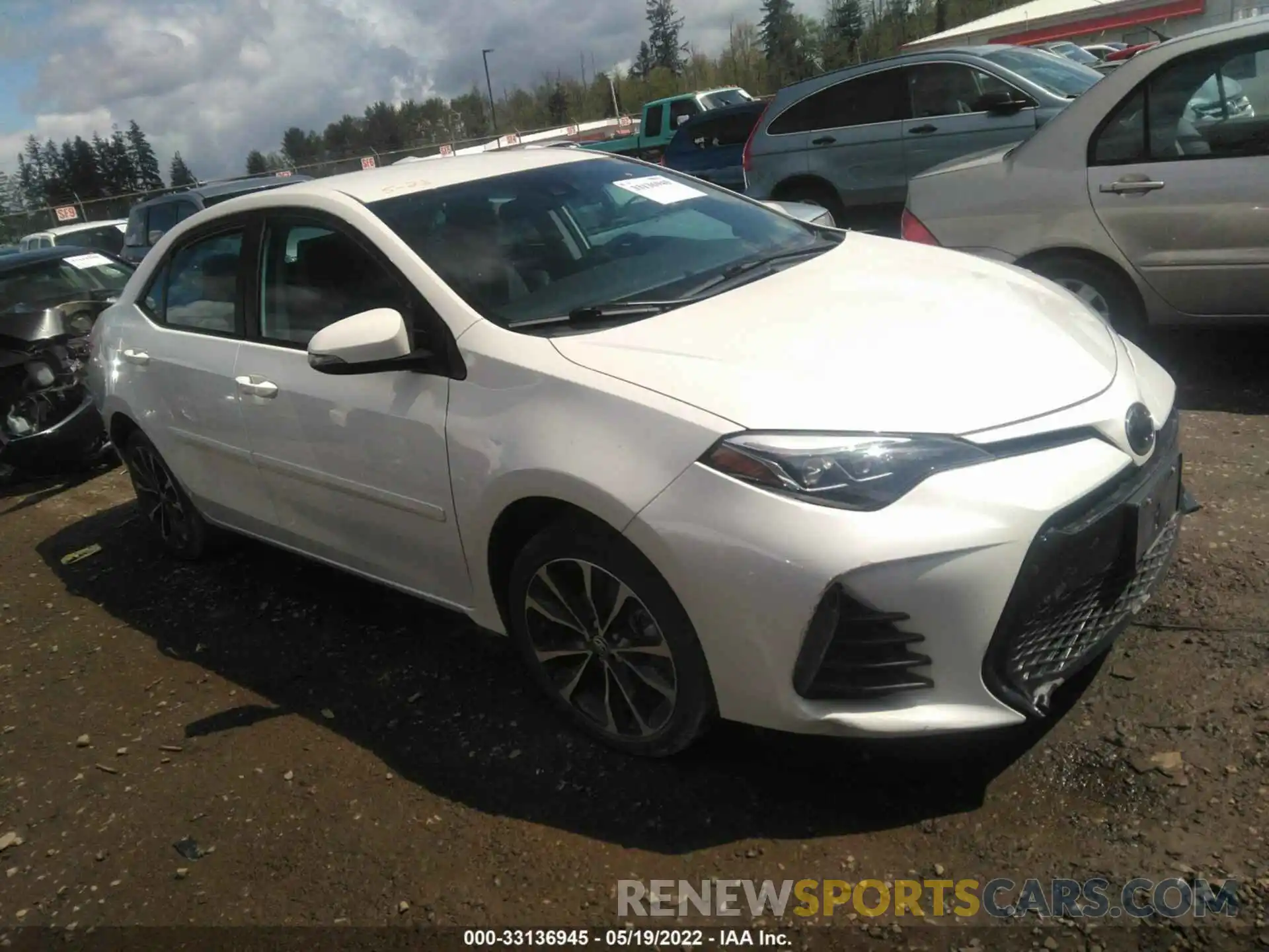 1 Photograph of a damaged car 5YFBURHE0KP933150 TOYOTA COROLLA 2019