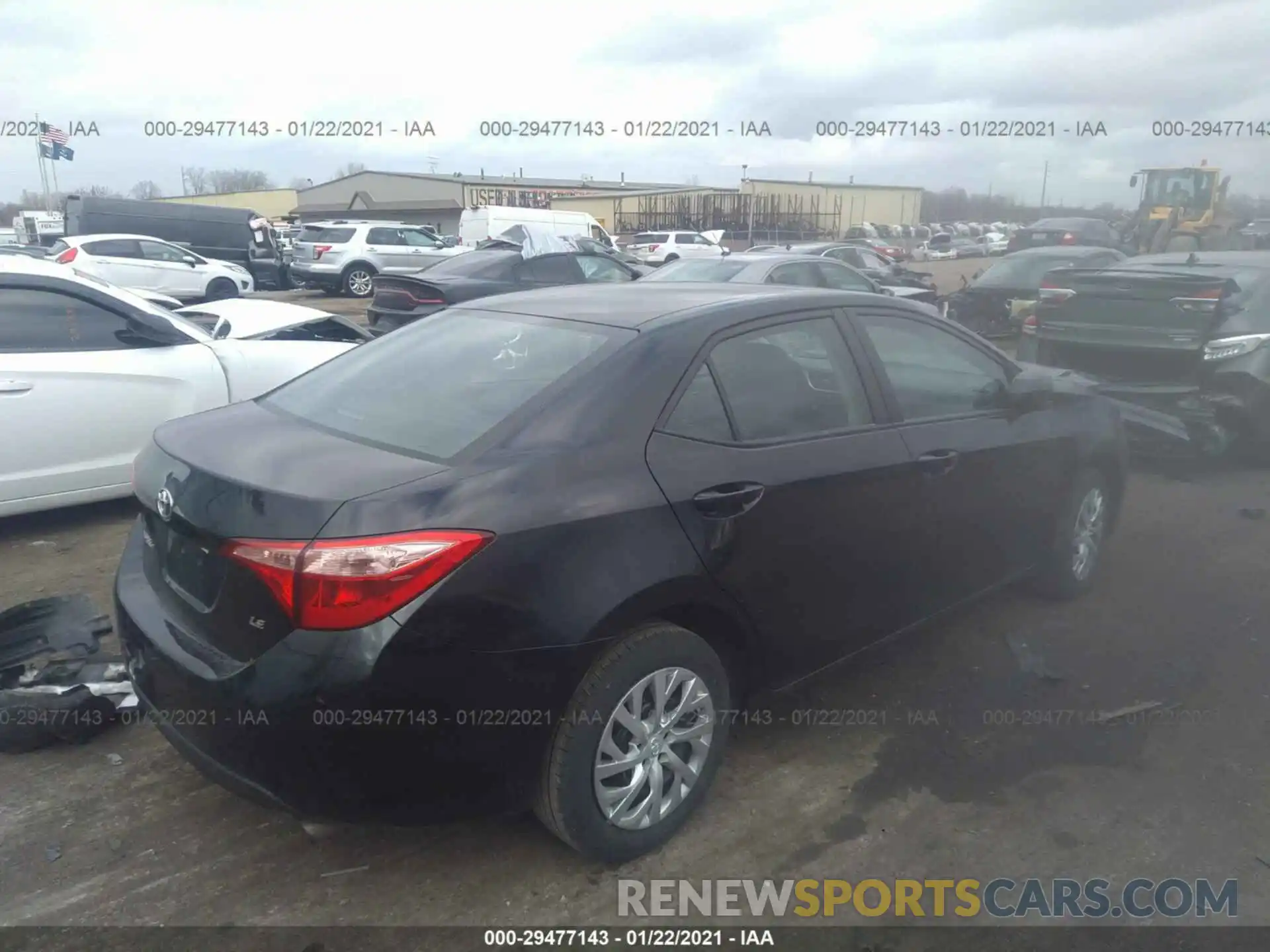 4 Photograph of a damaged car 5YFBURHE0KP933648 TOYOTA COROLLA 2019