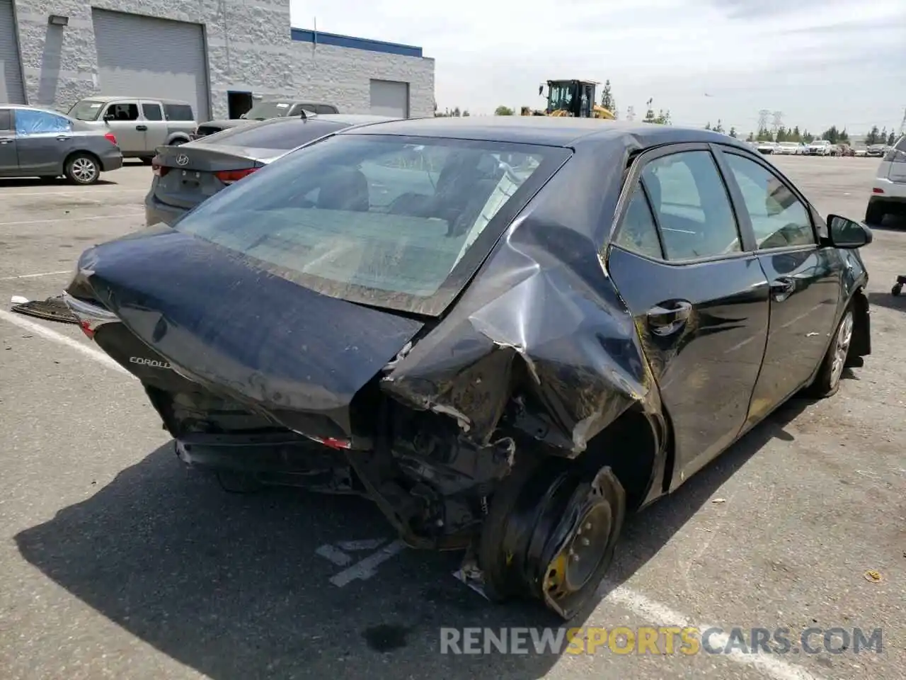 4 Photograph of a damaged car 5YFBURHE0KP933987 TOYOTA COROLLA 2019