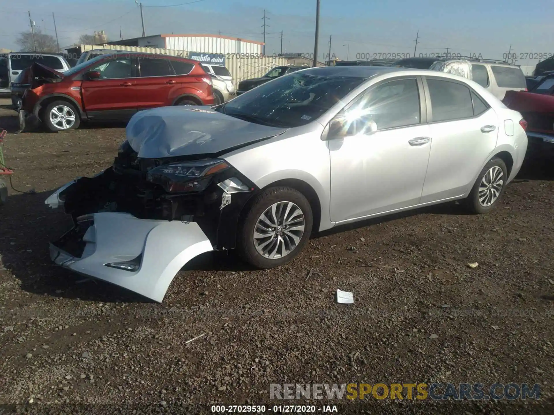 2 Photograph of a damaged car 5YFBURHE0KP934248 TOYOTA COROLLA 2019