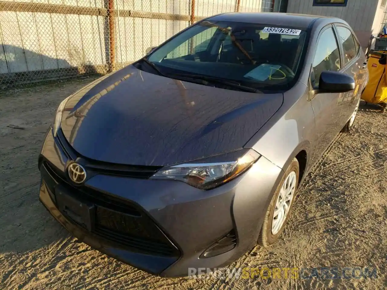 2 Фотография поврежденного автомобиля 5YFBURHE0KP934556 TOYOTA COROLLA 2019