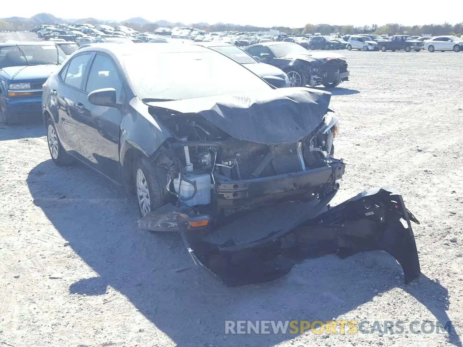 1 Photograph of a damaged car 5YFBURHE0KP934573 TOYOTA COROLLA 2019