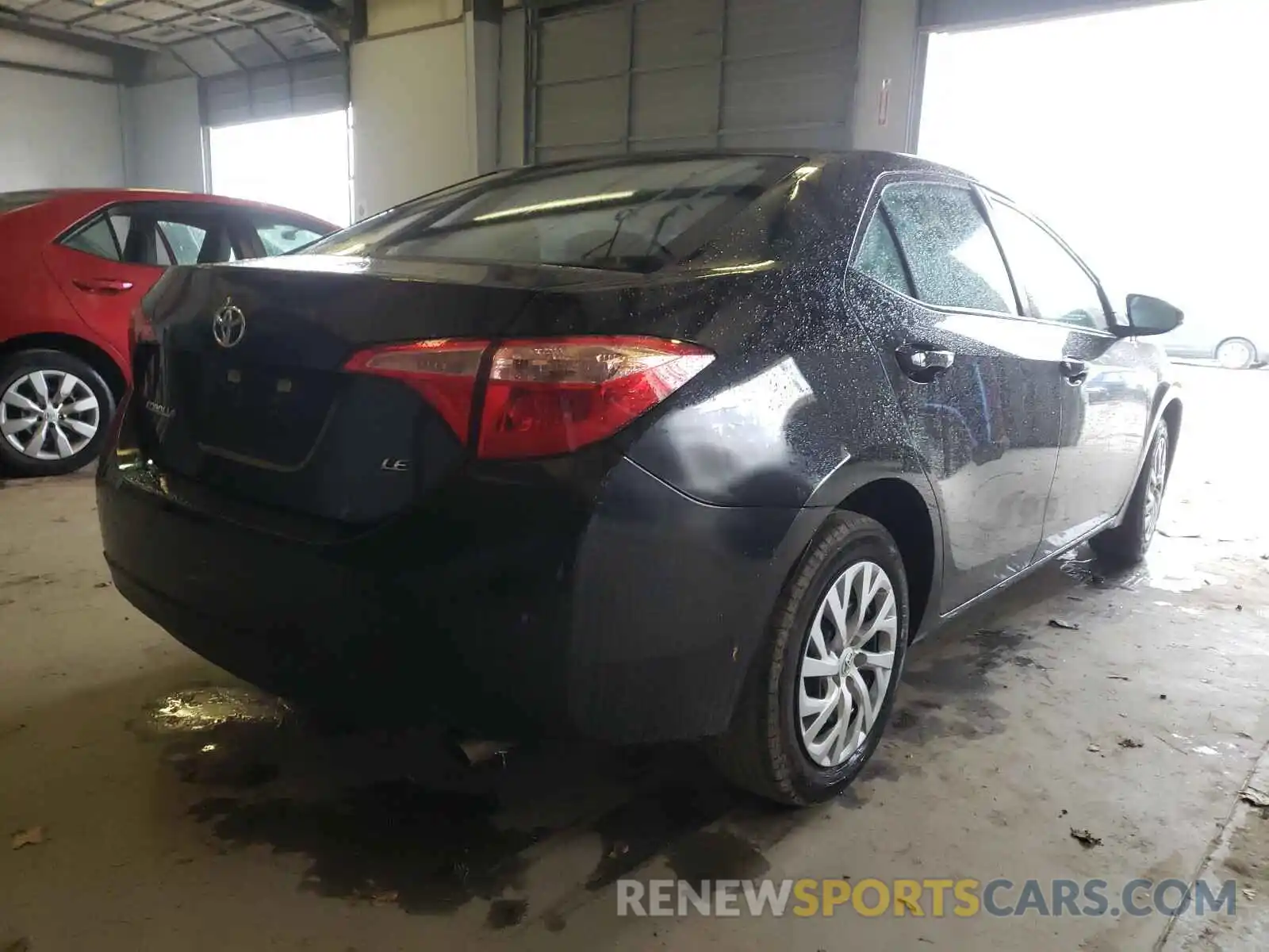 4 Photograph of a damaged car 5YFBURHE0KP935013 TOYOTA COROLLA 2019