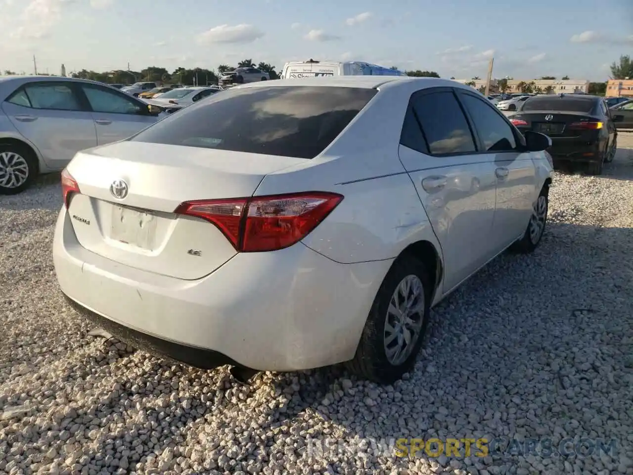 4 Photograph of a damaged car 5YFBURHE0KP935240 TOYOTA COROLLA 2019