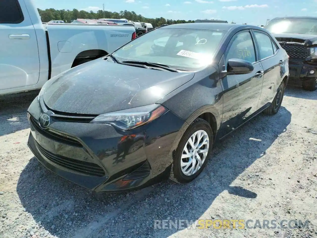 2 Photograph of a damaged car 5YFBURHE0KP935481 TOYOTA COROLLA 2019