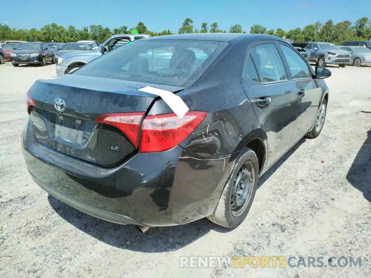 4 Photograph of a damaged car 5YFBURHE0KP935481 TOYOTA COROLLA 2019