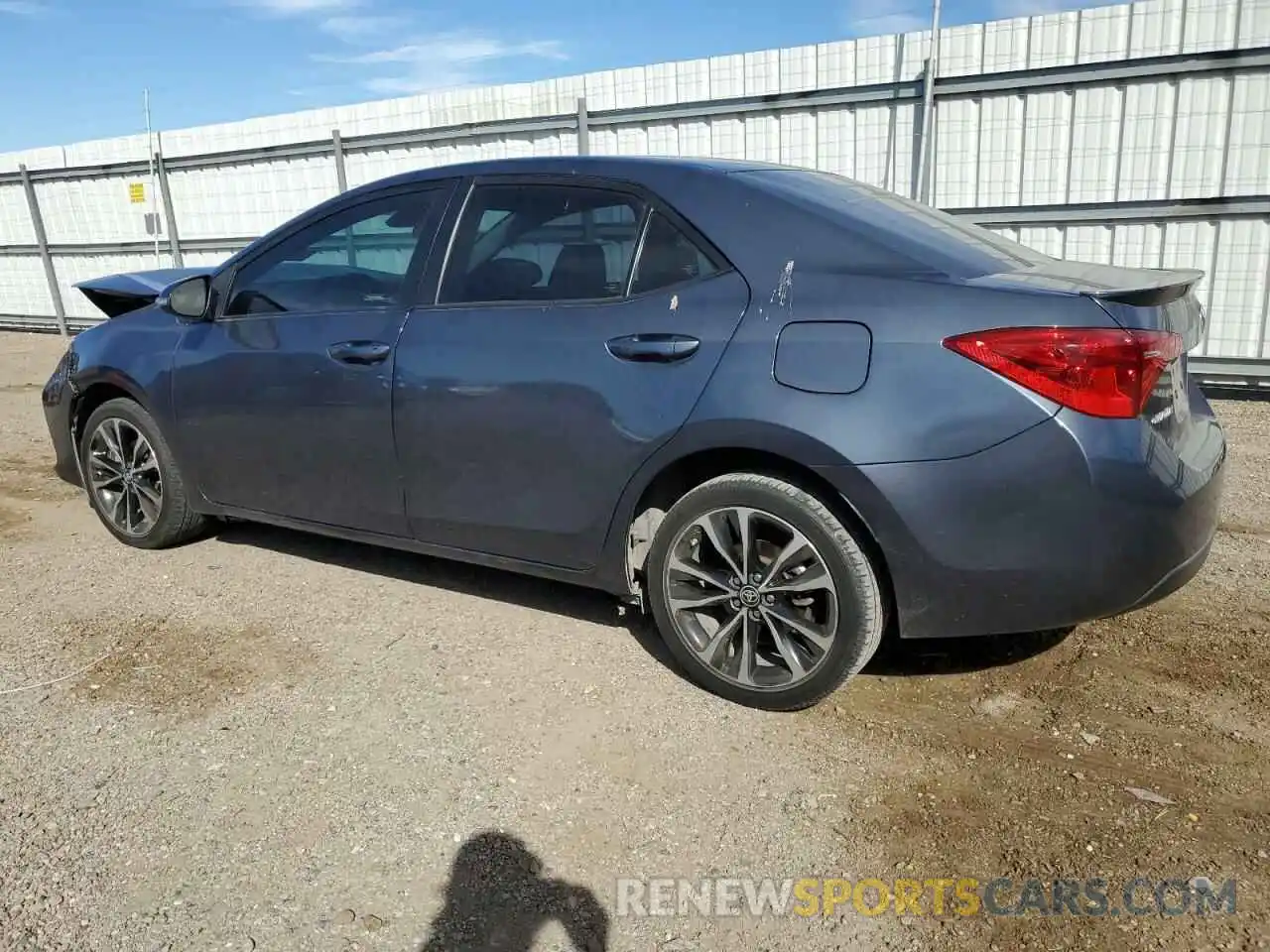 2 Photograph of a damaged car 5YFBURHE0KP935609 TOYOTA COROLLA 2019