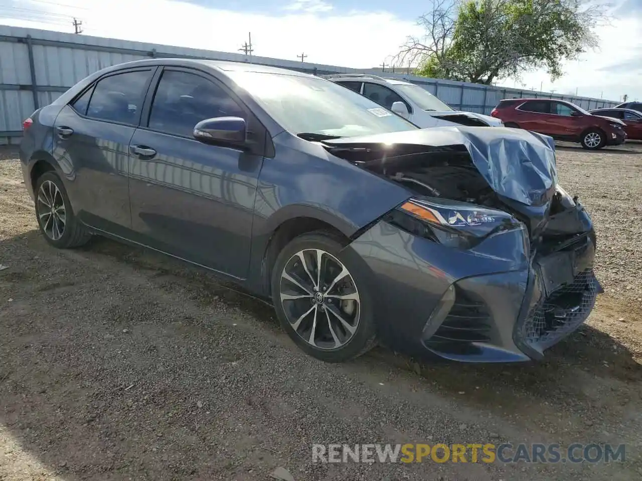 4 Photograph of a damaged car 5YFBURHE0KP935609 TOYOTA COROLLA 2019