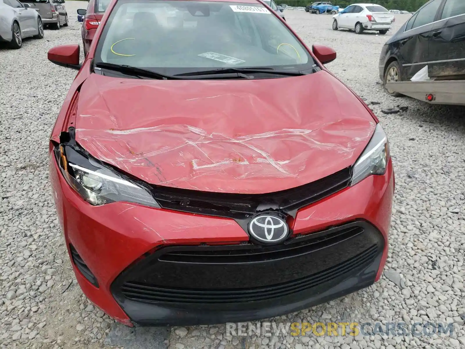 9 Photograph of a damaged car 5YFBURHE0KP935643 TOYOTA COROLLA 2019