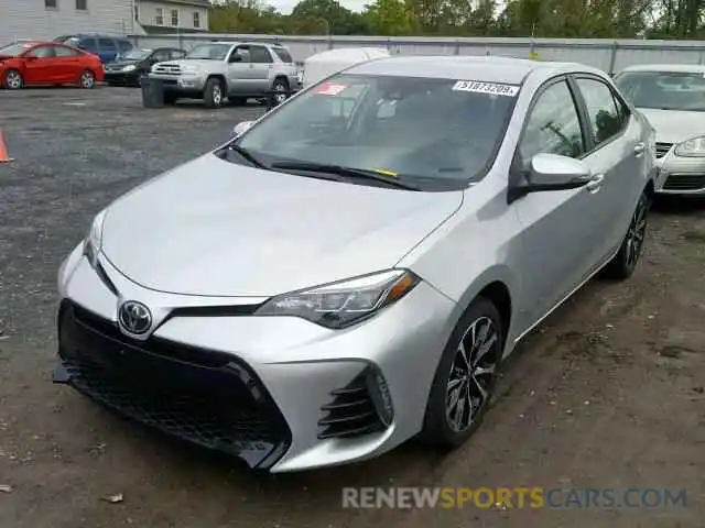 2 Photograph of a damaged car 5YFBURHE0KP935836 TOYOTA COROLLA 2019