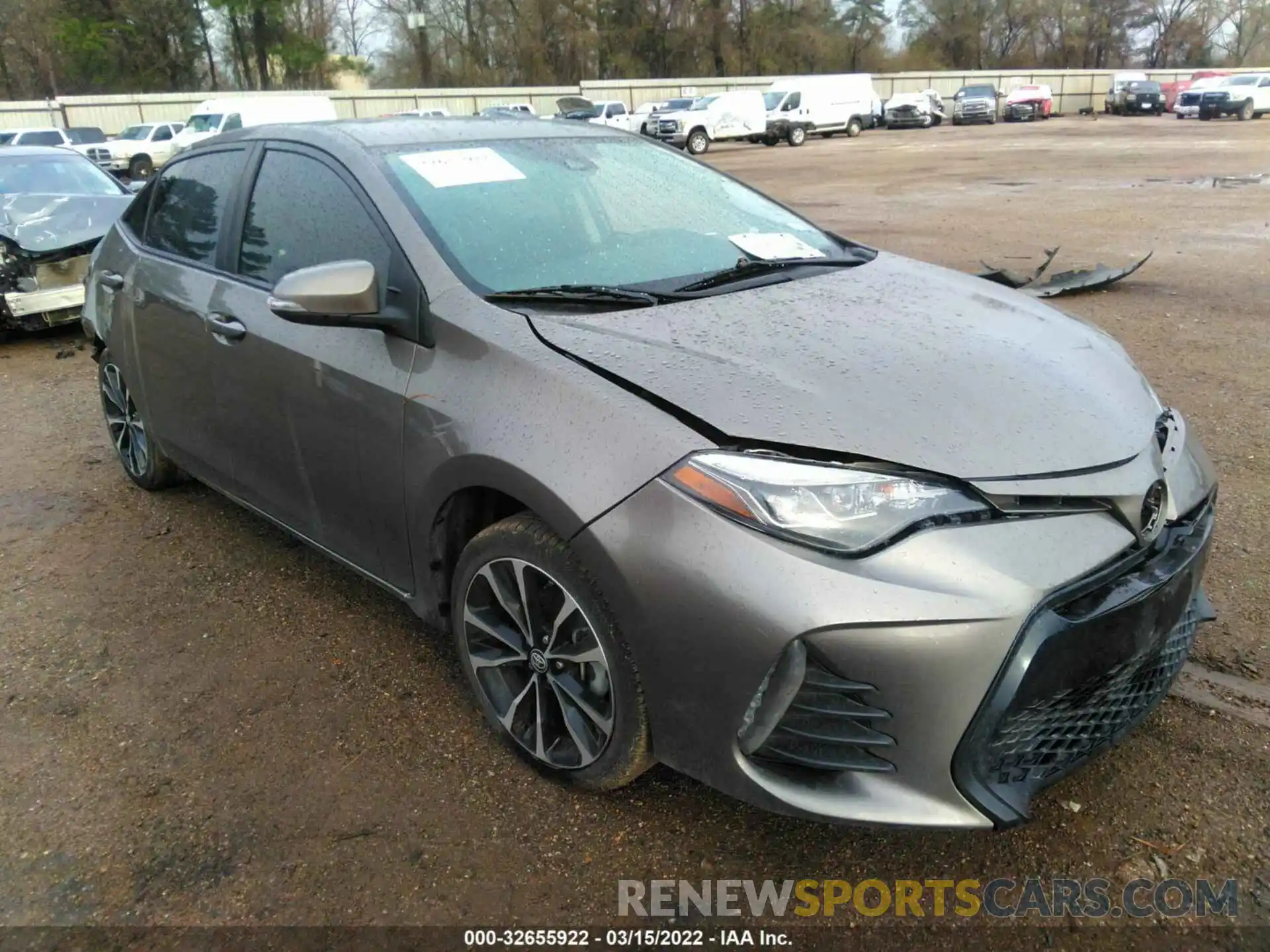 1 Photograph of a damaged car 5YFBURHE0KP935965 TOYOTA COROLLA 2019