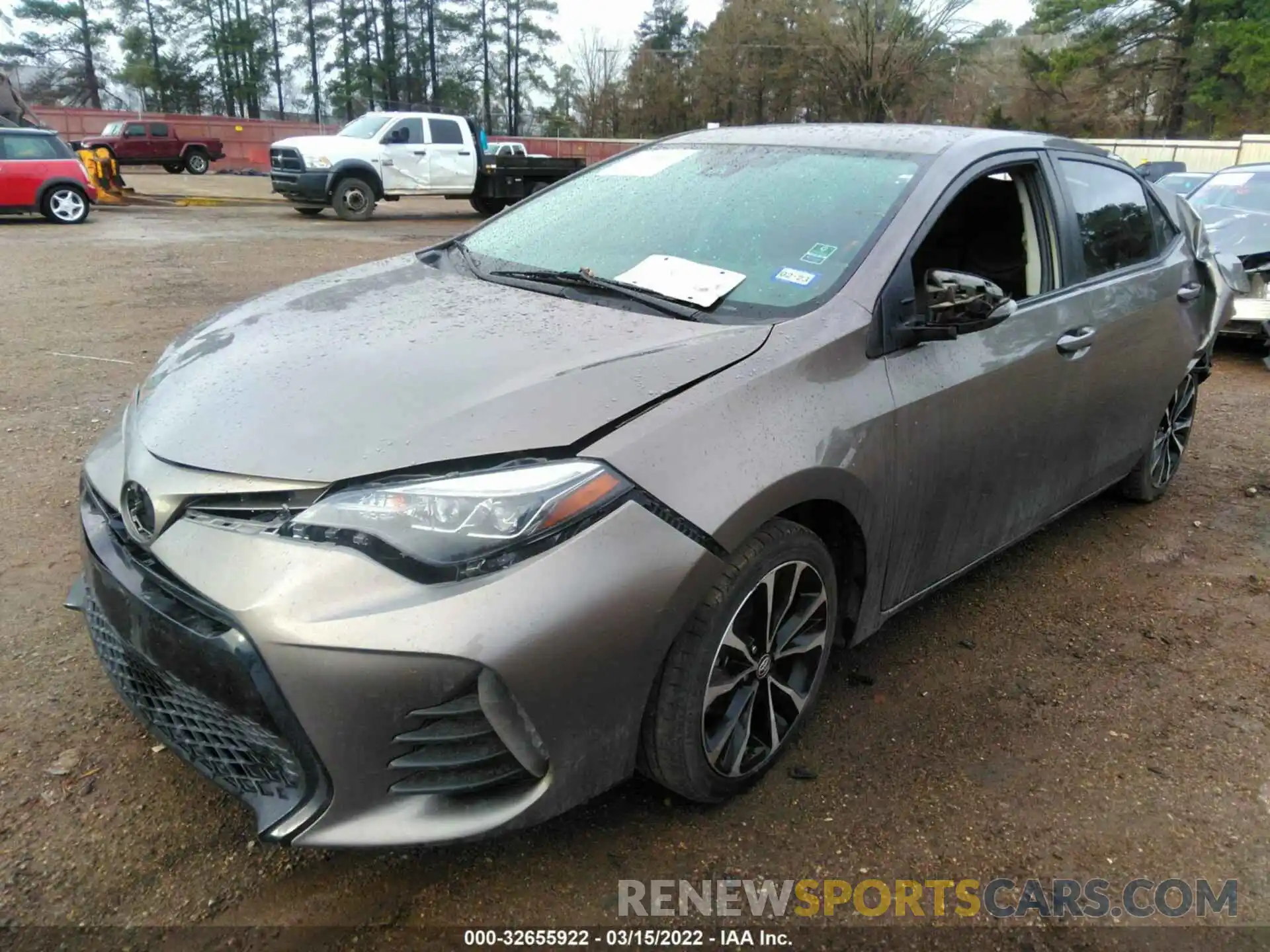 2 Photograph of a damaged car 5YFBURHE0KP935965 TOYOTA COROLLA 2019