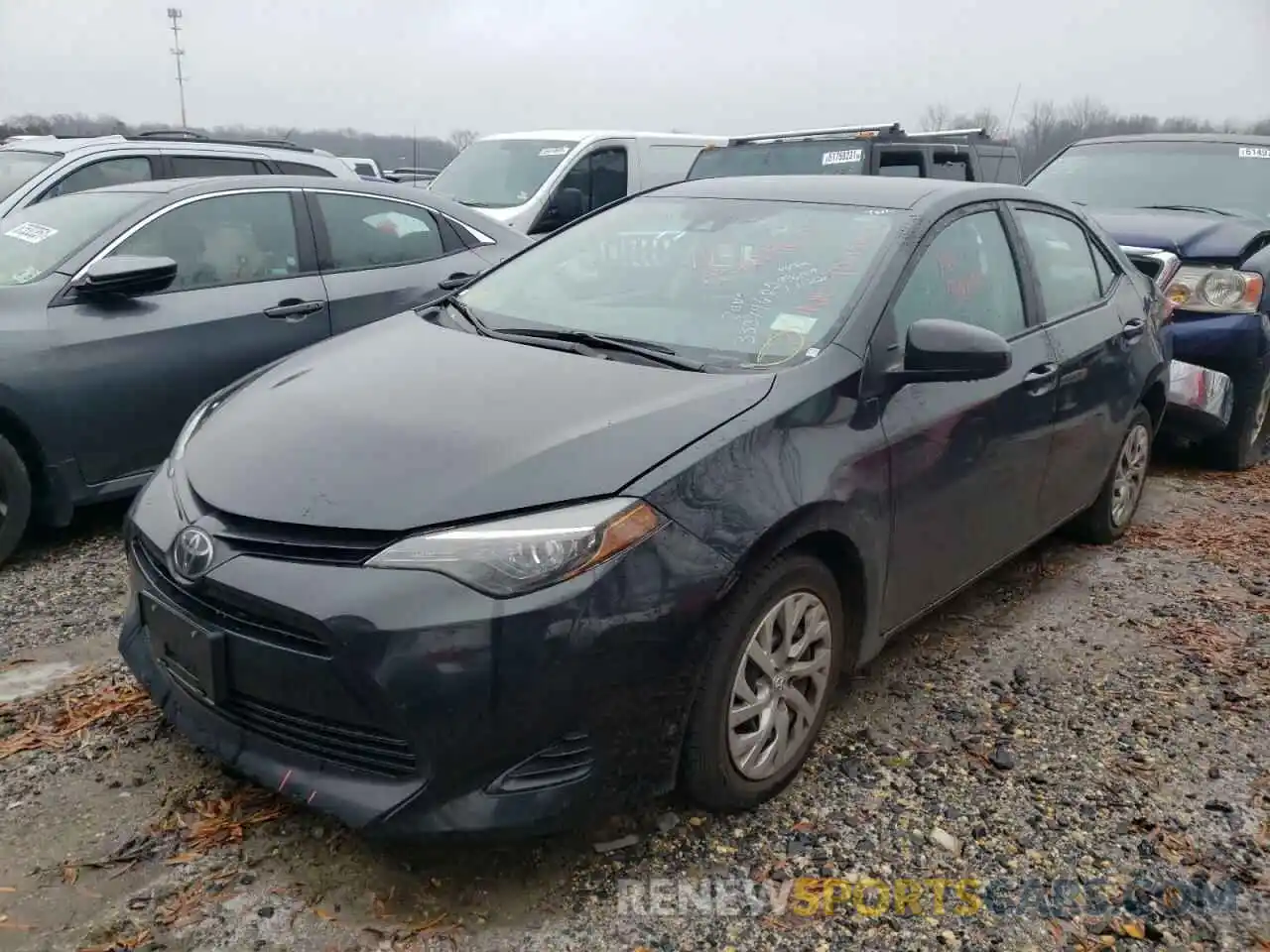 2 Photograph of a damaged car 5YFBURHE0KP936159 TOYOTA COROLLA 2019