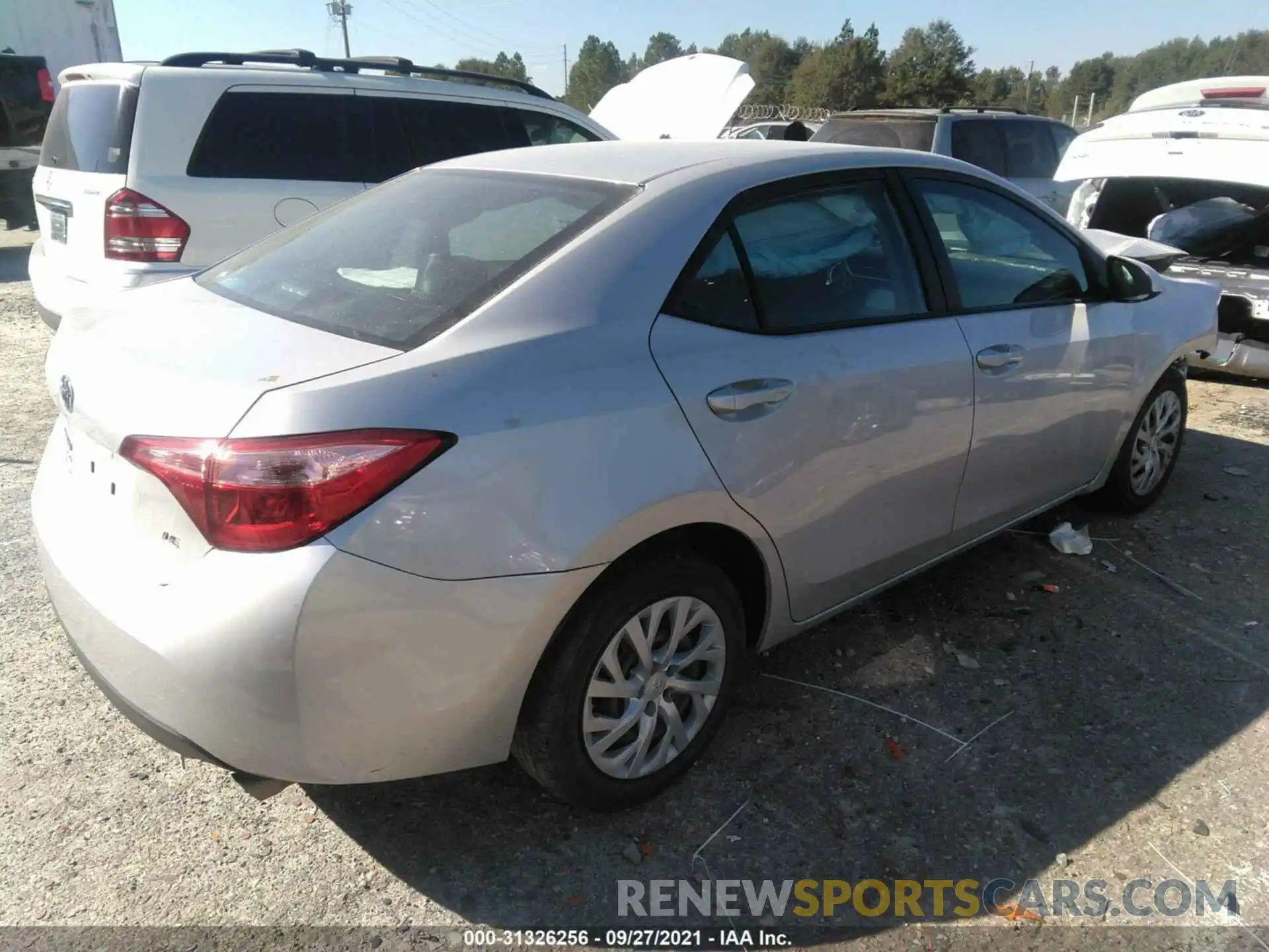 4 Photograph of a damaged car 5YFBURHE0KP936663 TOYOTA COROLLA 2019