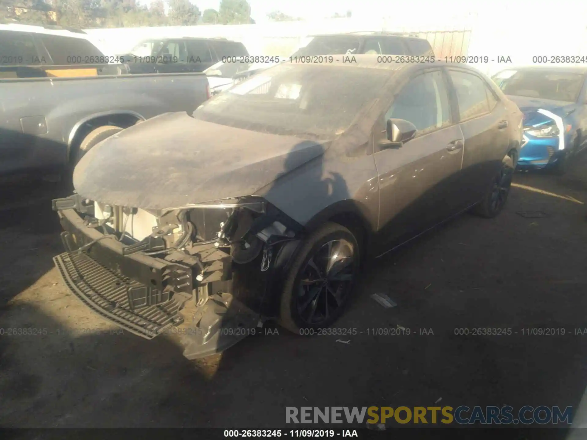 2 Photograph of a damaged car 5YFBURHE0KP936744 TOYOTA COROLLA 2019