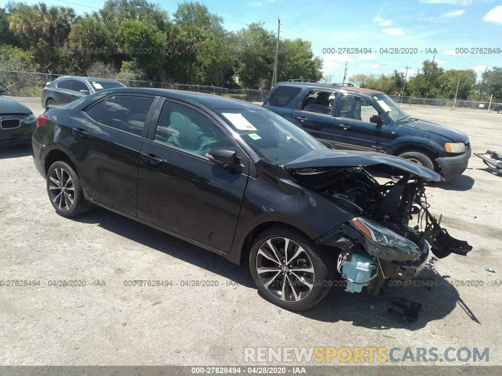 1 Photograph of a damaged car 5YFBURHE0KP936789 TOYOTA COROLLA 2019