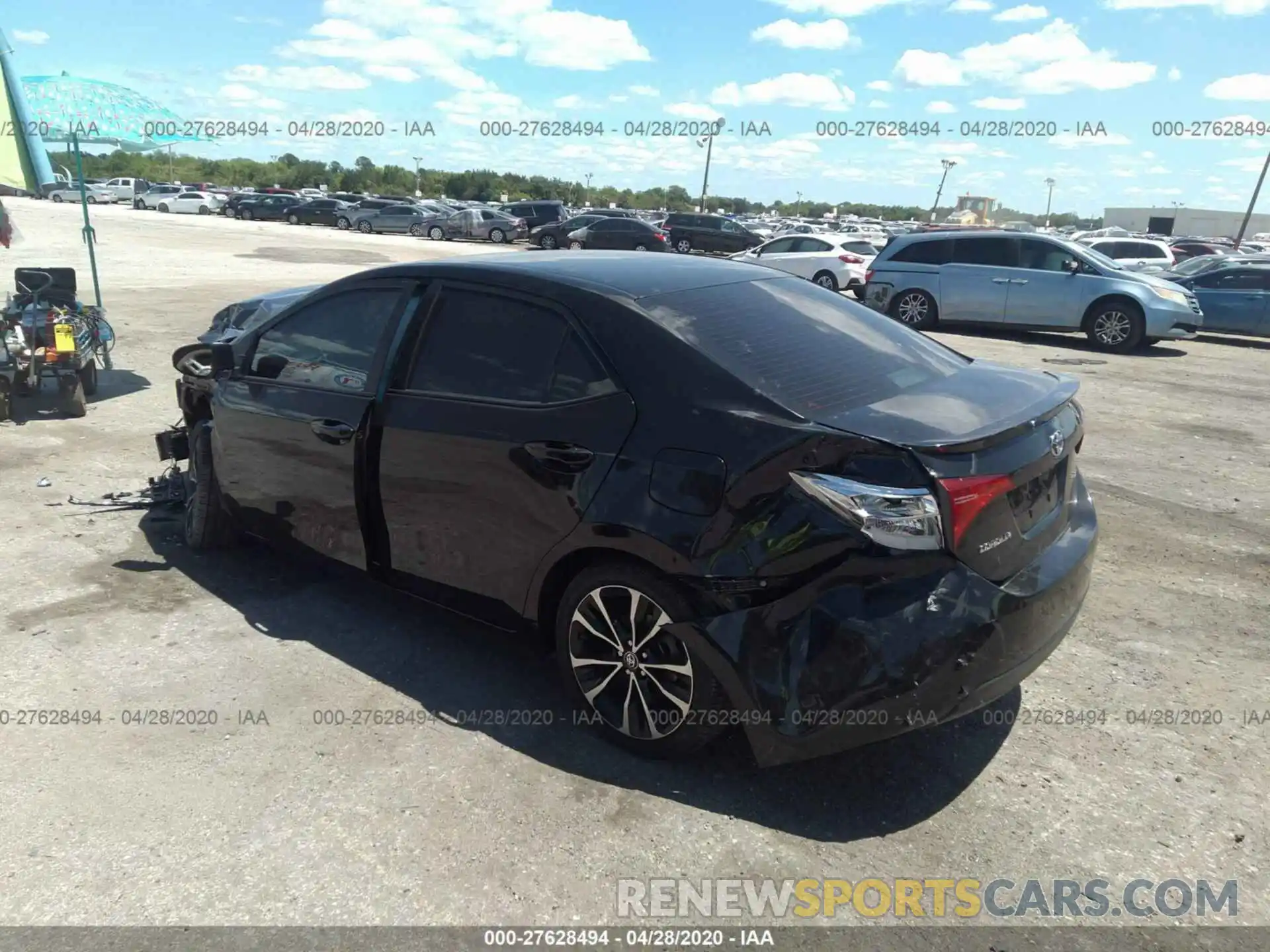 3 Photograph of a damaged car 5YFBURHE0KP936789 TOYOTA COROLLA 2019