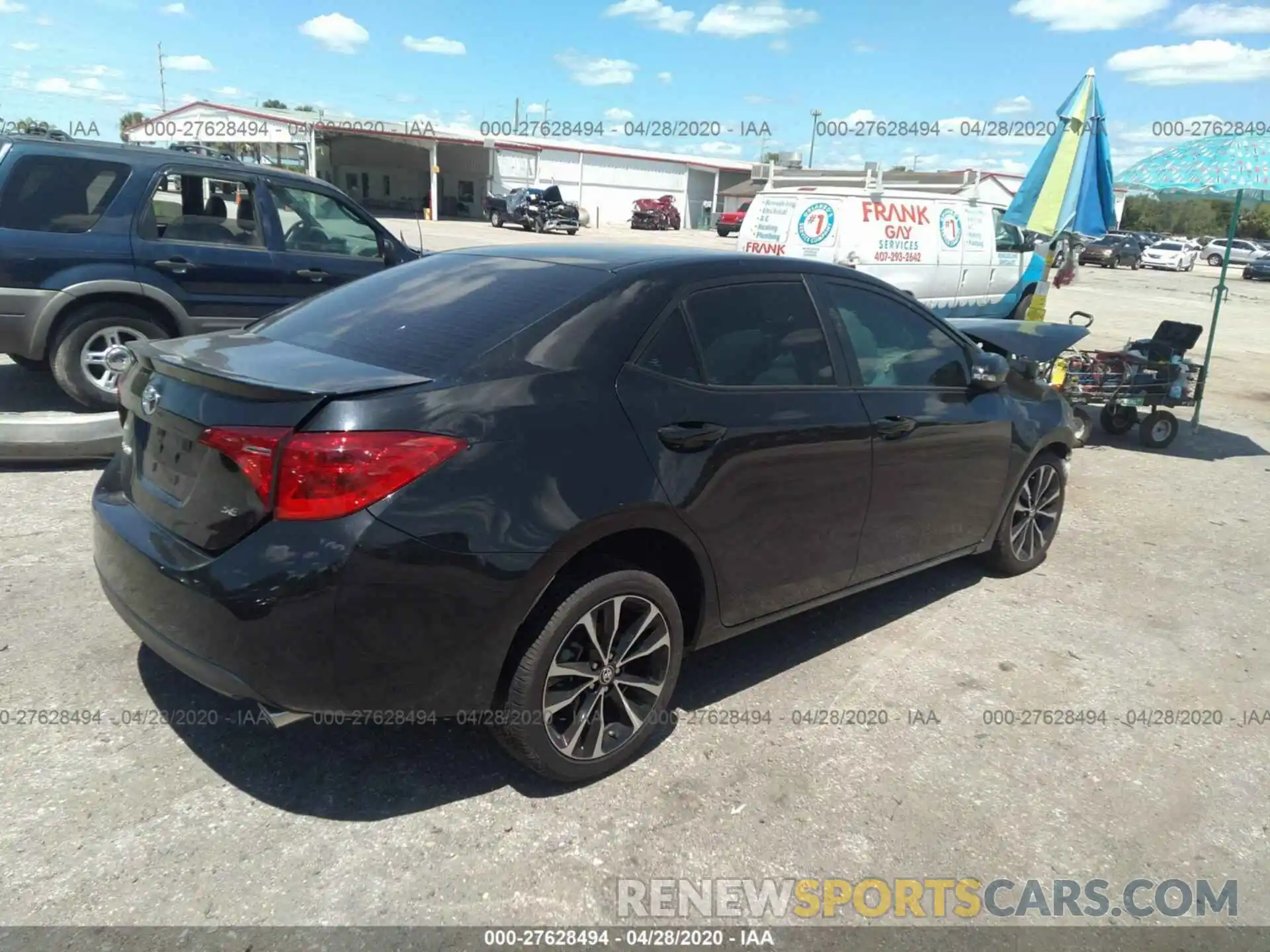 4 Photograph of a damaged car 5YFBURHE0KP936789 TOYOTA COROLLA 2019