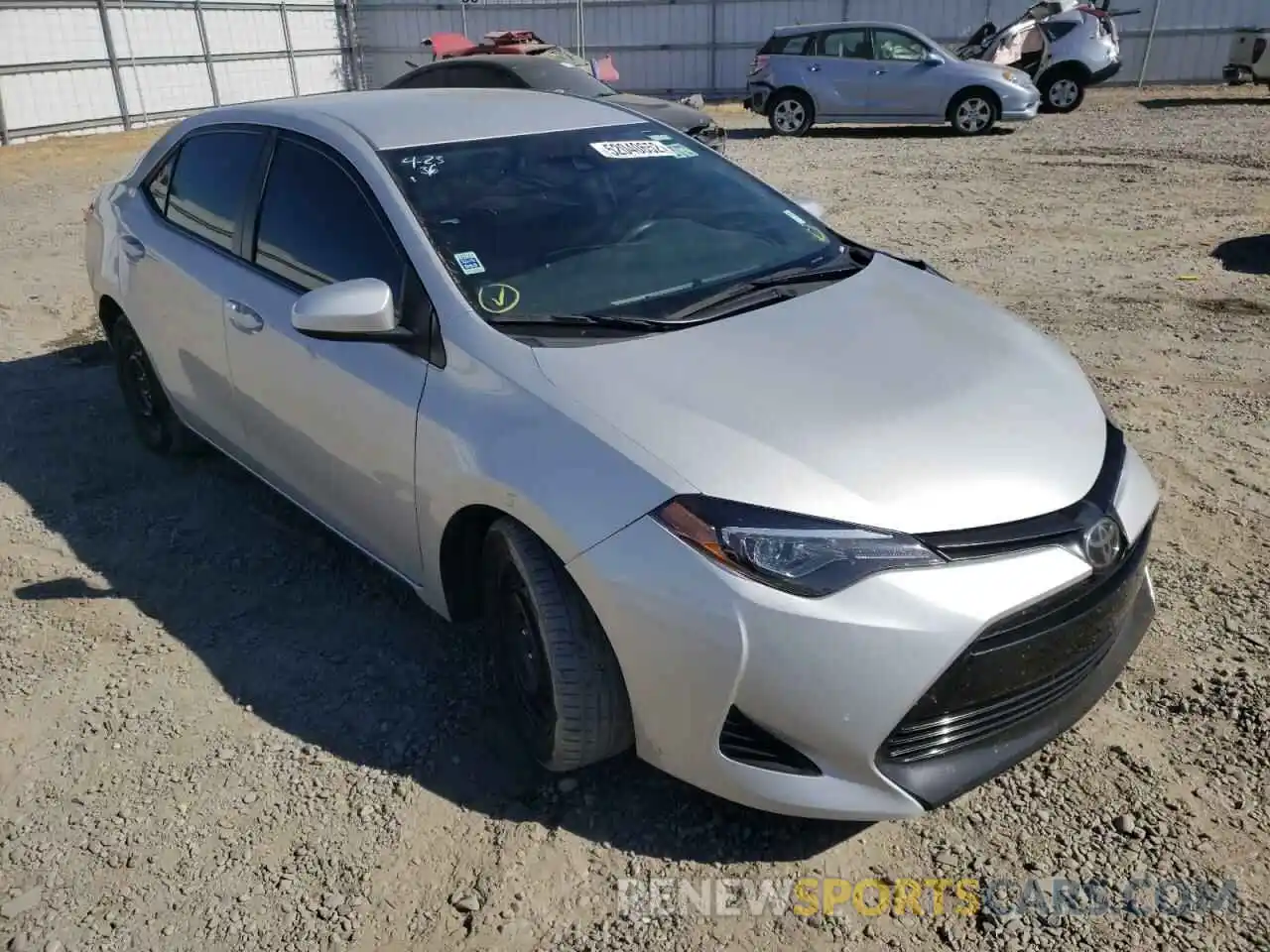 1 Photograph of a damaged car 5YFBURHE0KP936839 TOYOTA COROLLA 2019