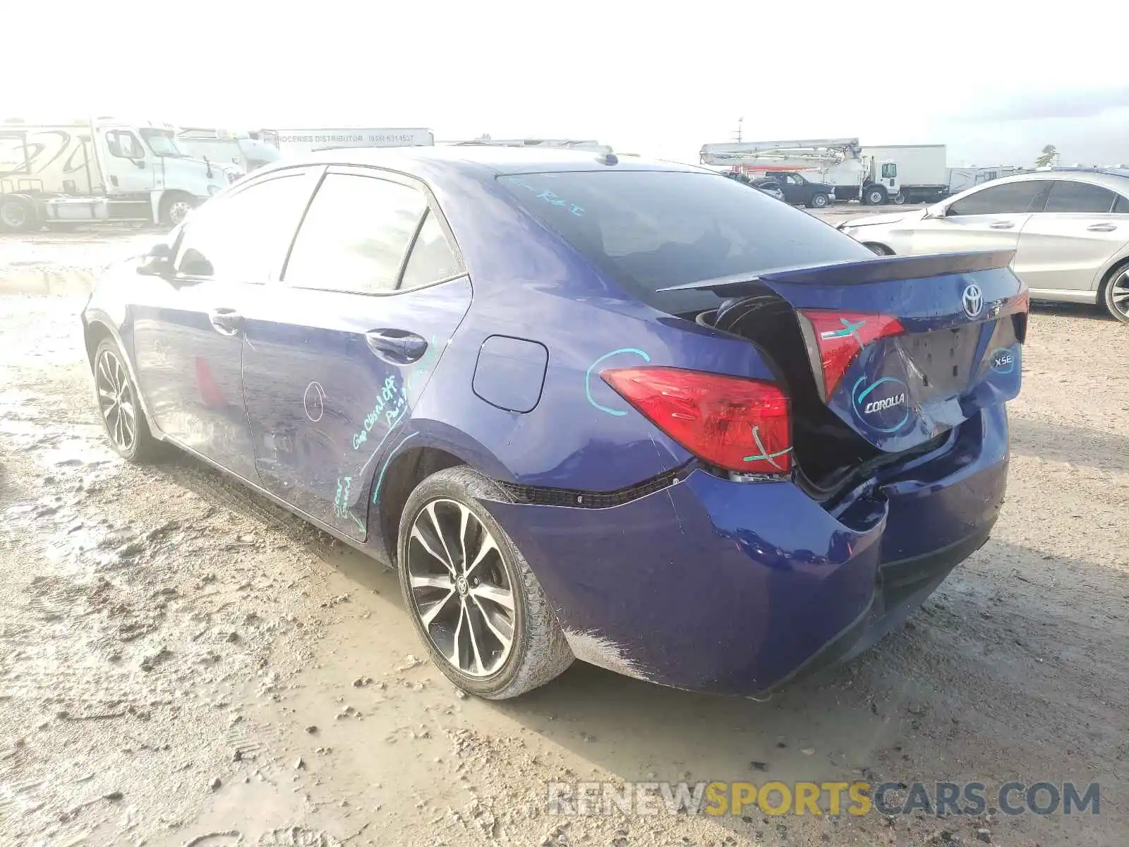 3 Photograph of a damaged car 5YFBURHE0KP937117 TOYOTA COROLLA 2019