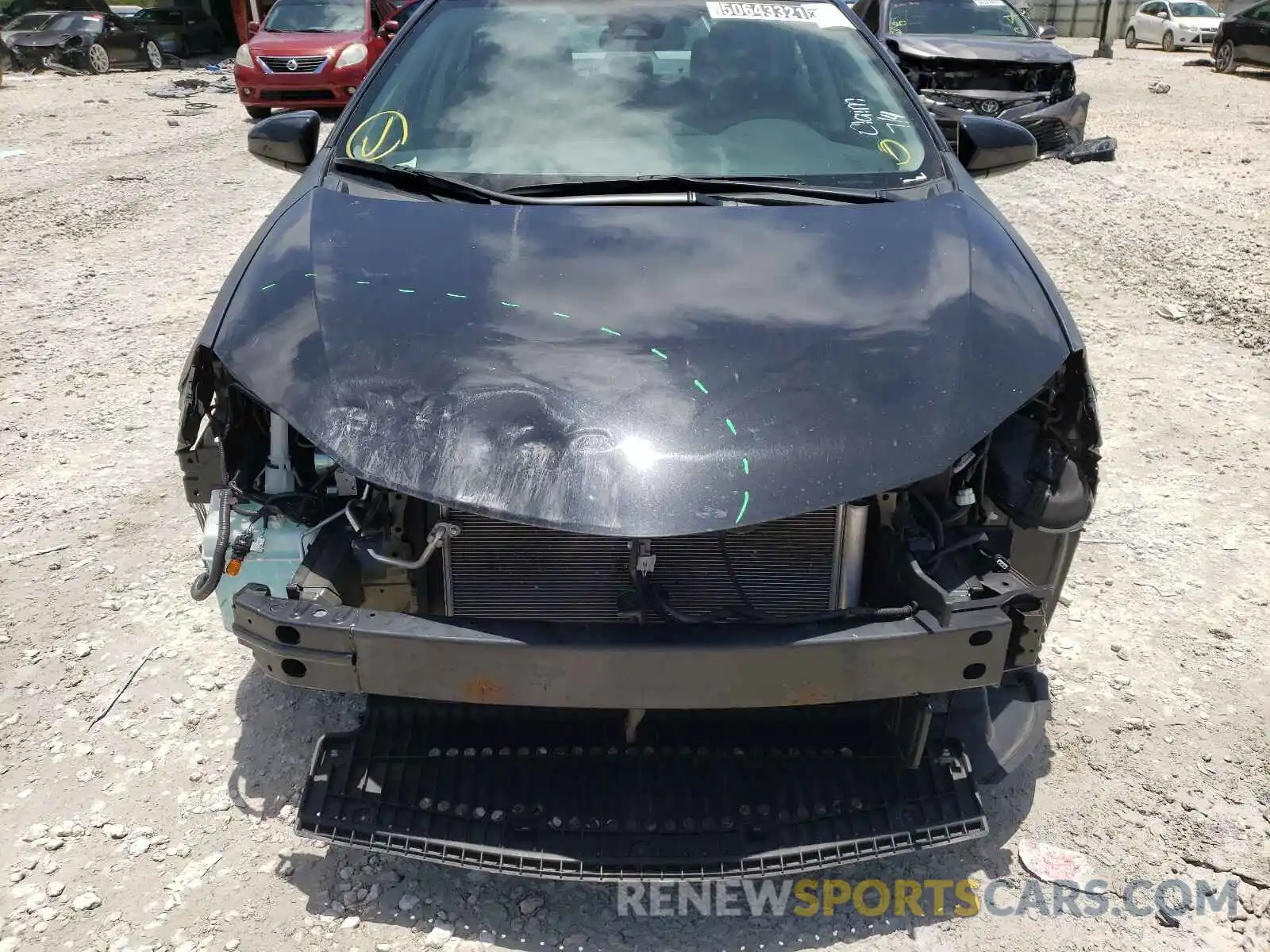 9 Photograph of a damaged car 5YFBURHE0KP937442 TOYOTA COROLLA 2019