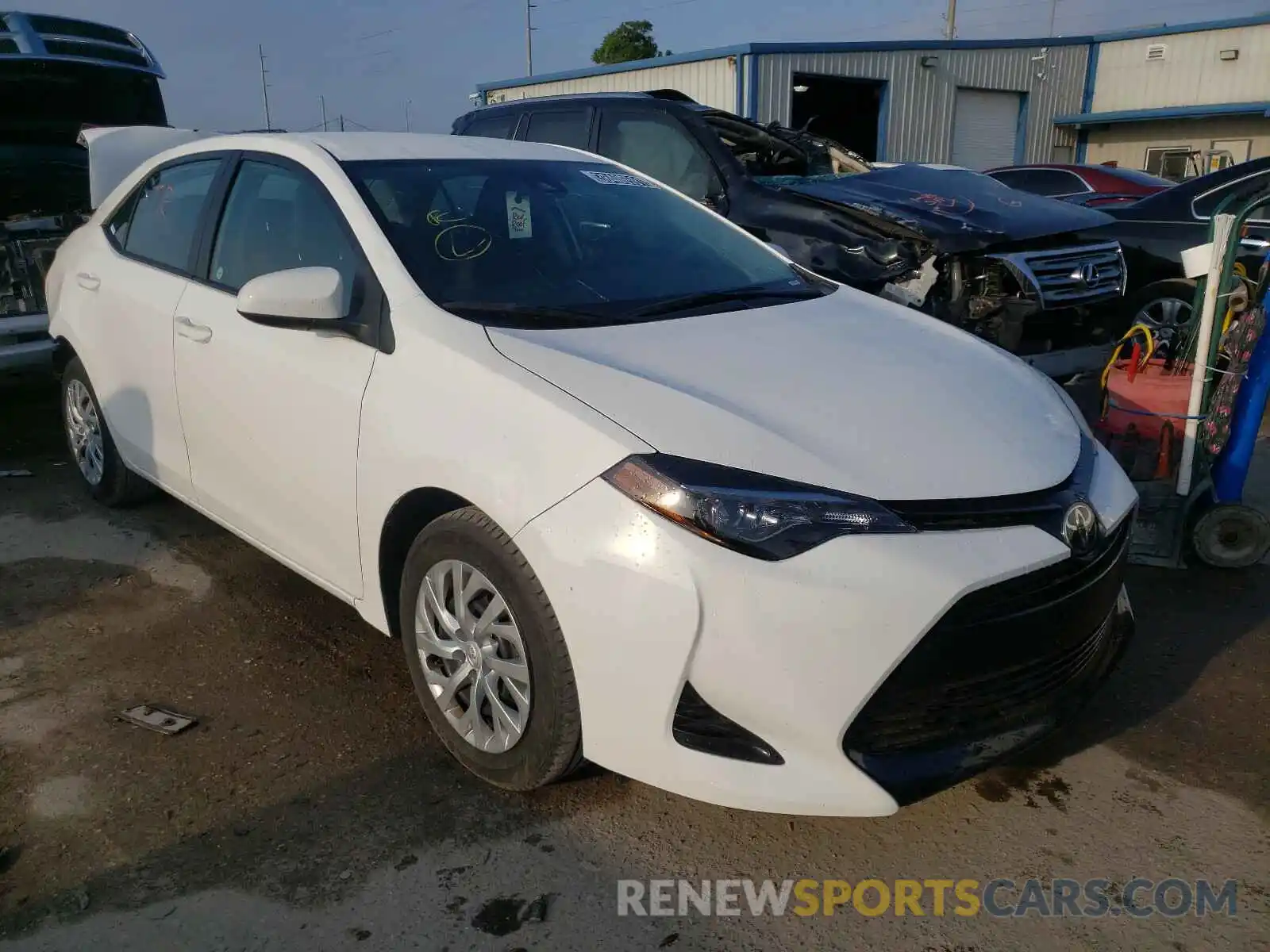 1 Photograph of a damaged car 5YFBURHE0KP937599 TOYOTA COROLLA 2019